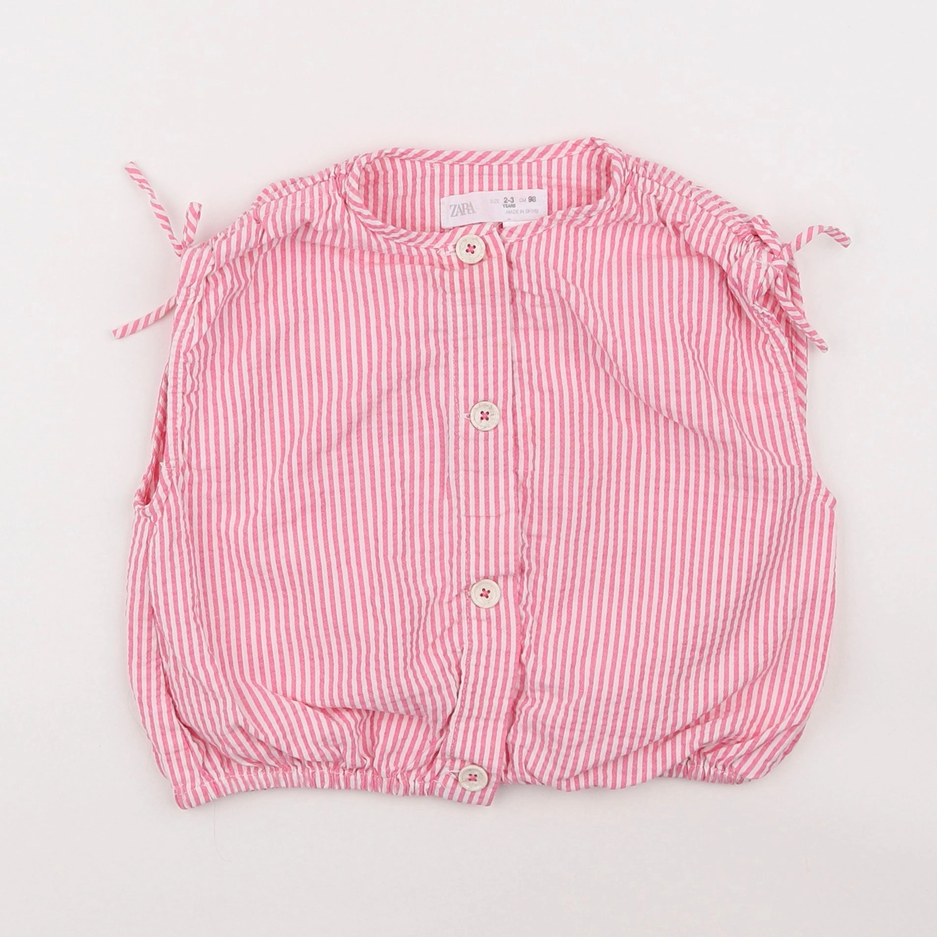 Zara - blouse rose - 2/3 ans