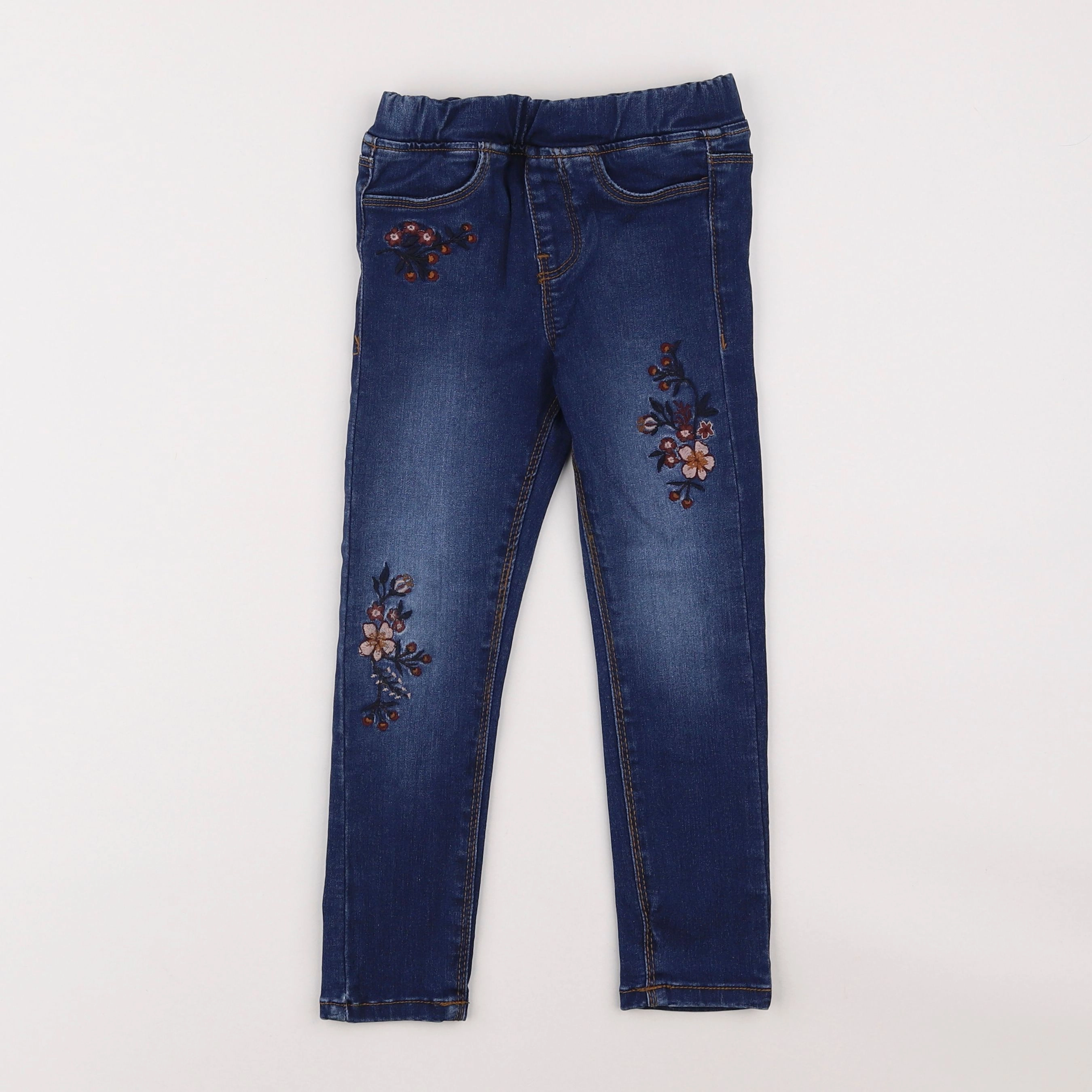 Vertbaudet - jegging bleu - 4 ans