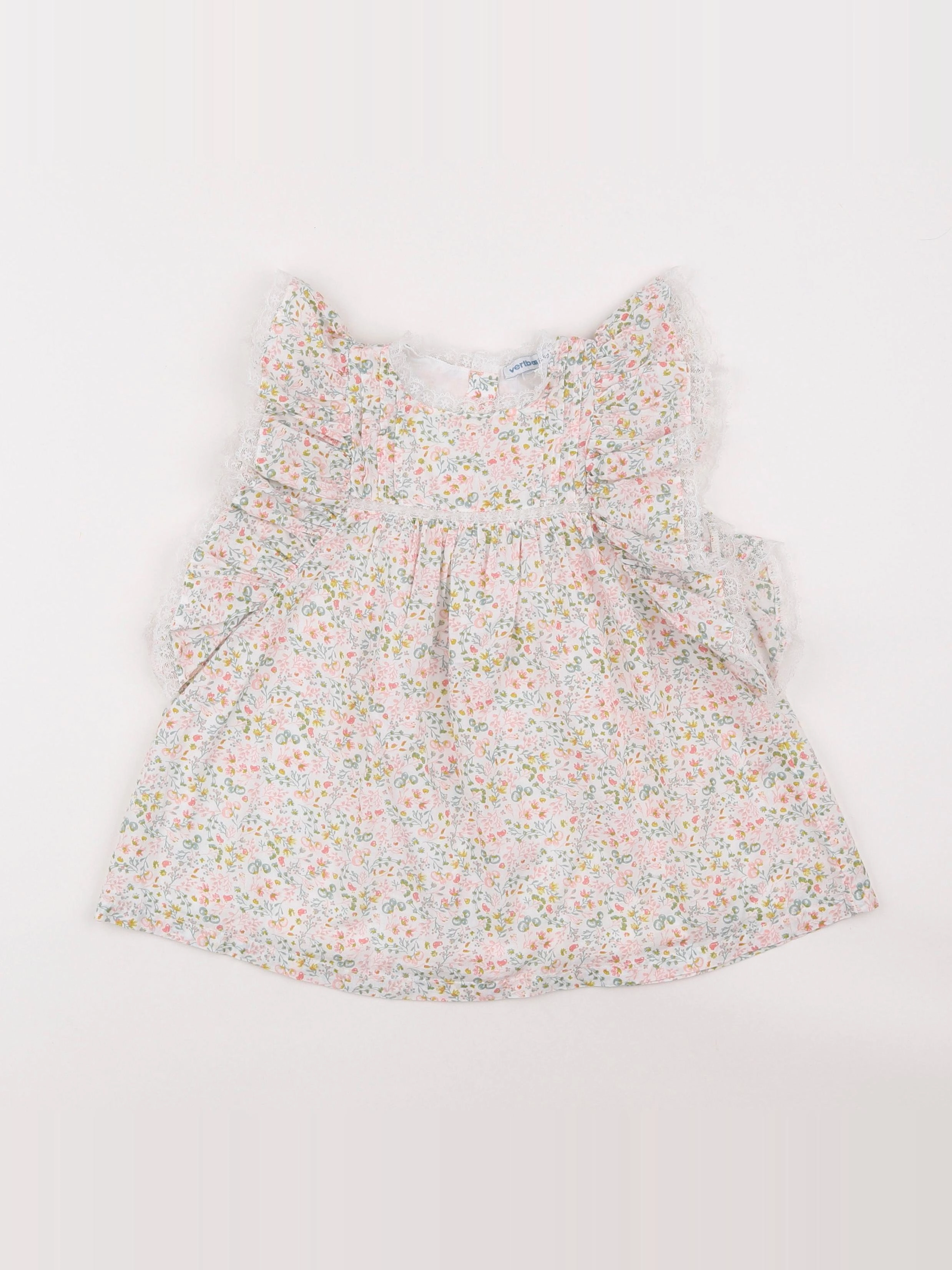 Vertbaudet - robe multicolore - 18 mois