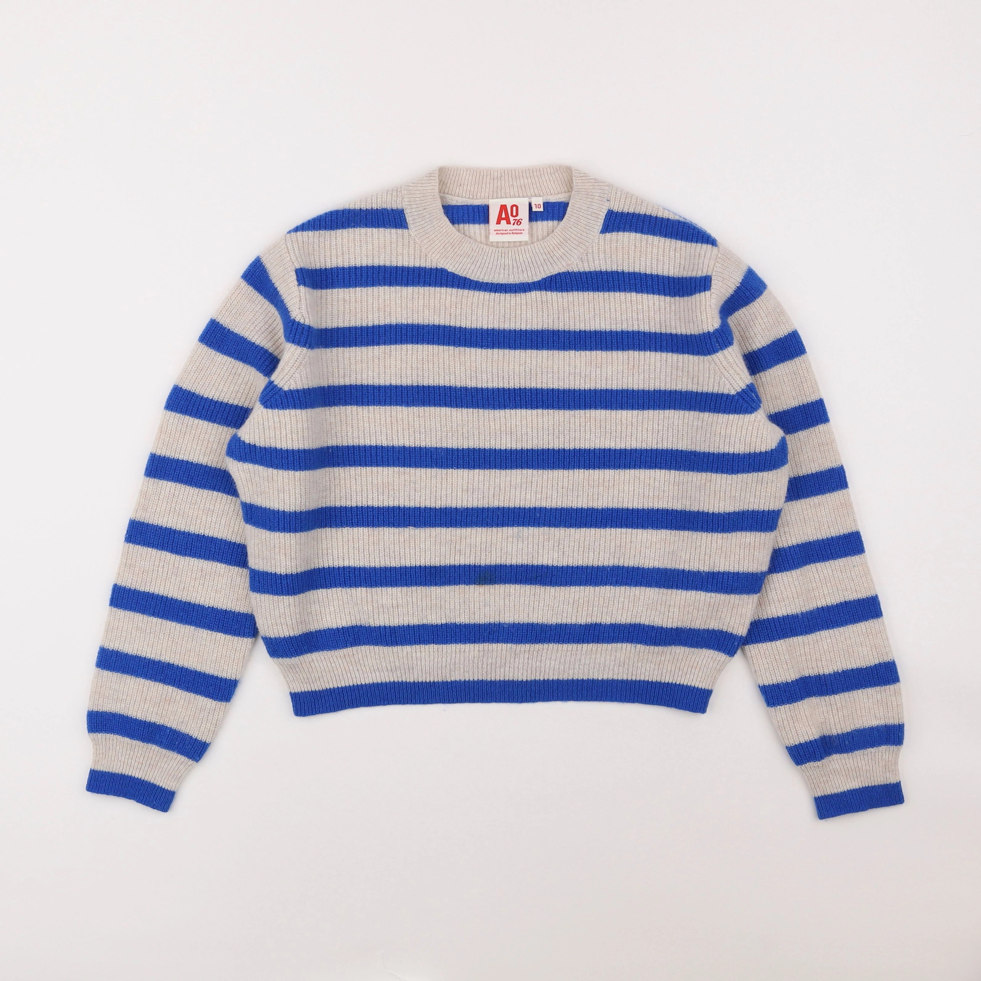 American Outfitters - pull bleu - 10 ans