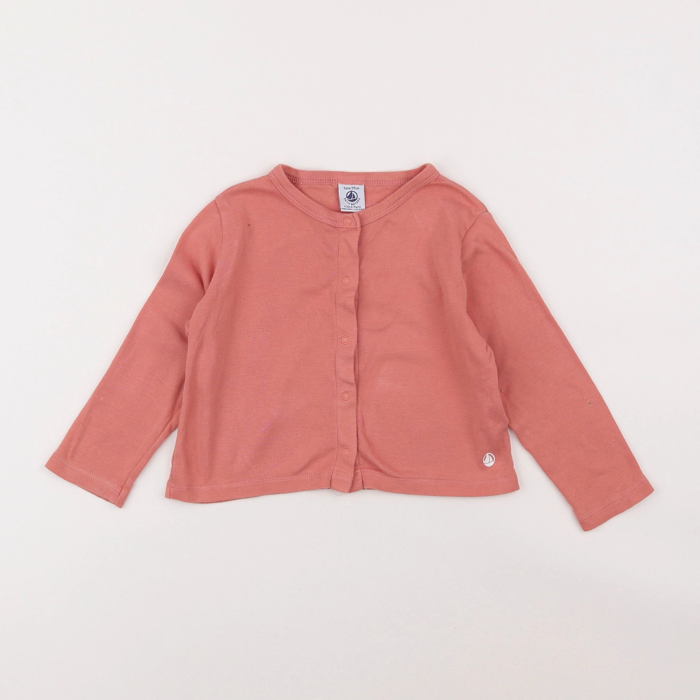 Petit Bateau - tee-shirt rose - 3 ans