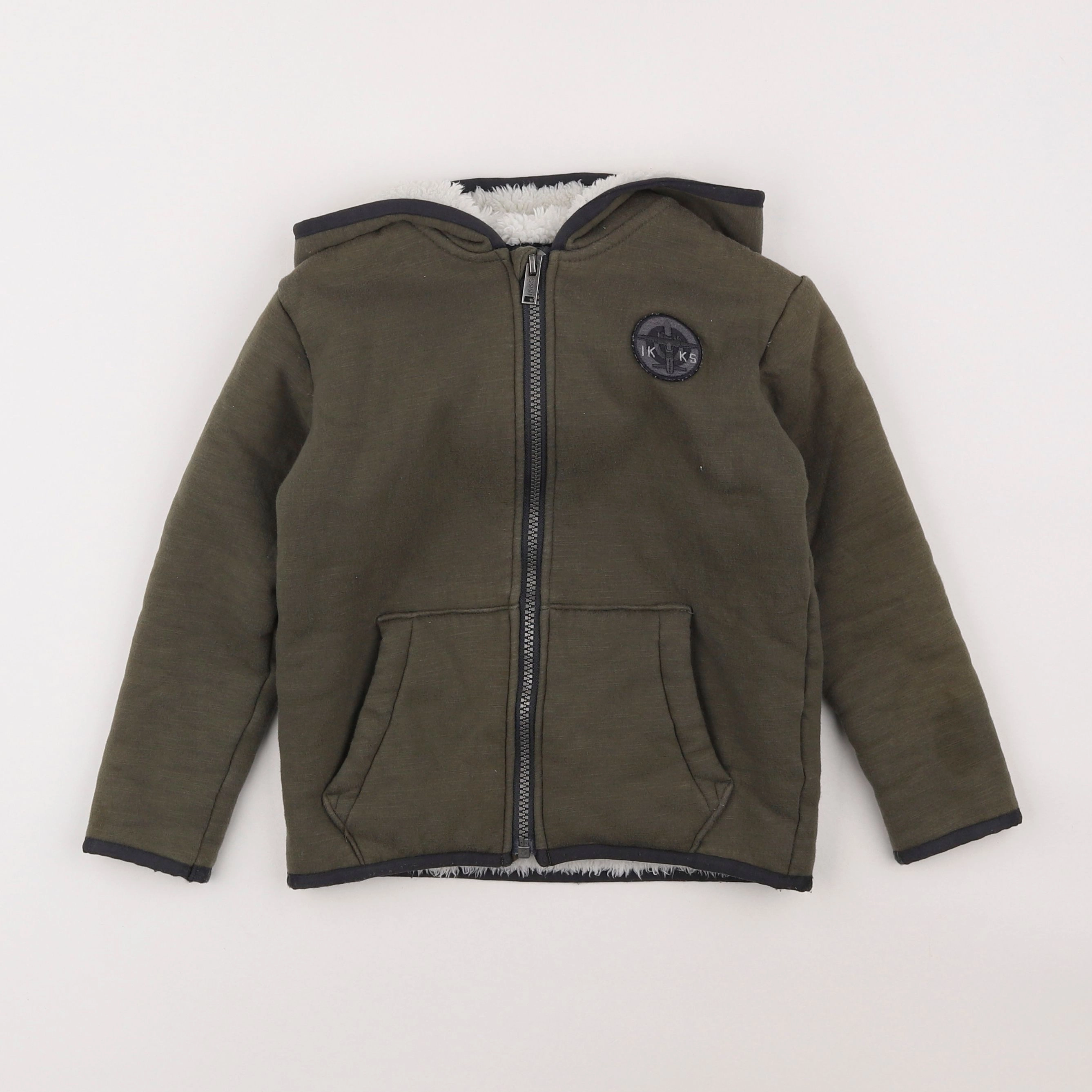 IKKS - sweat imprimé au dos vert - 6 ans