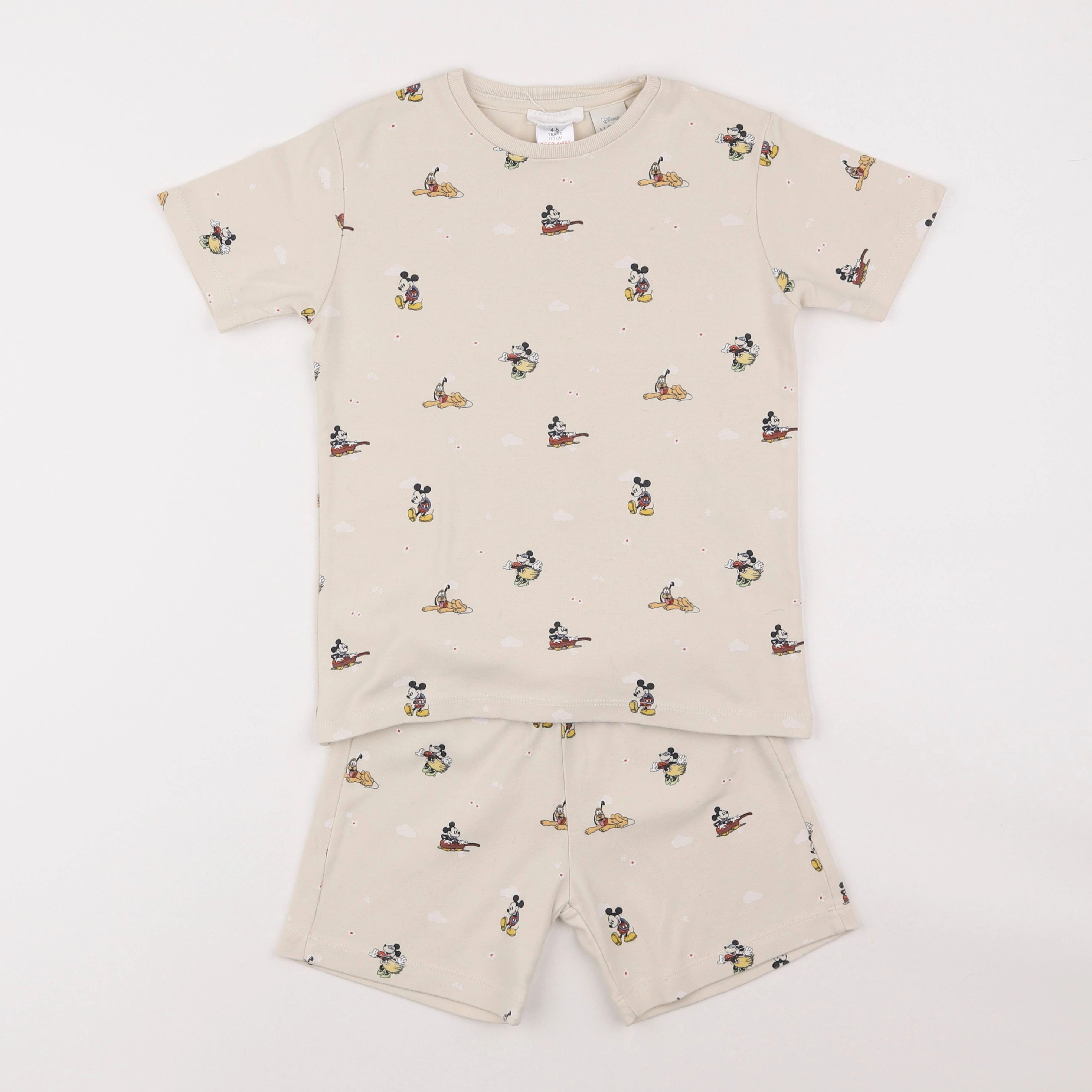 Zara - pyjama coton beige - 4/5 ans