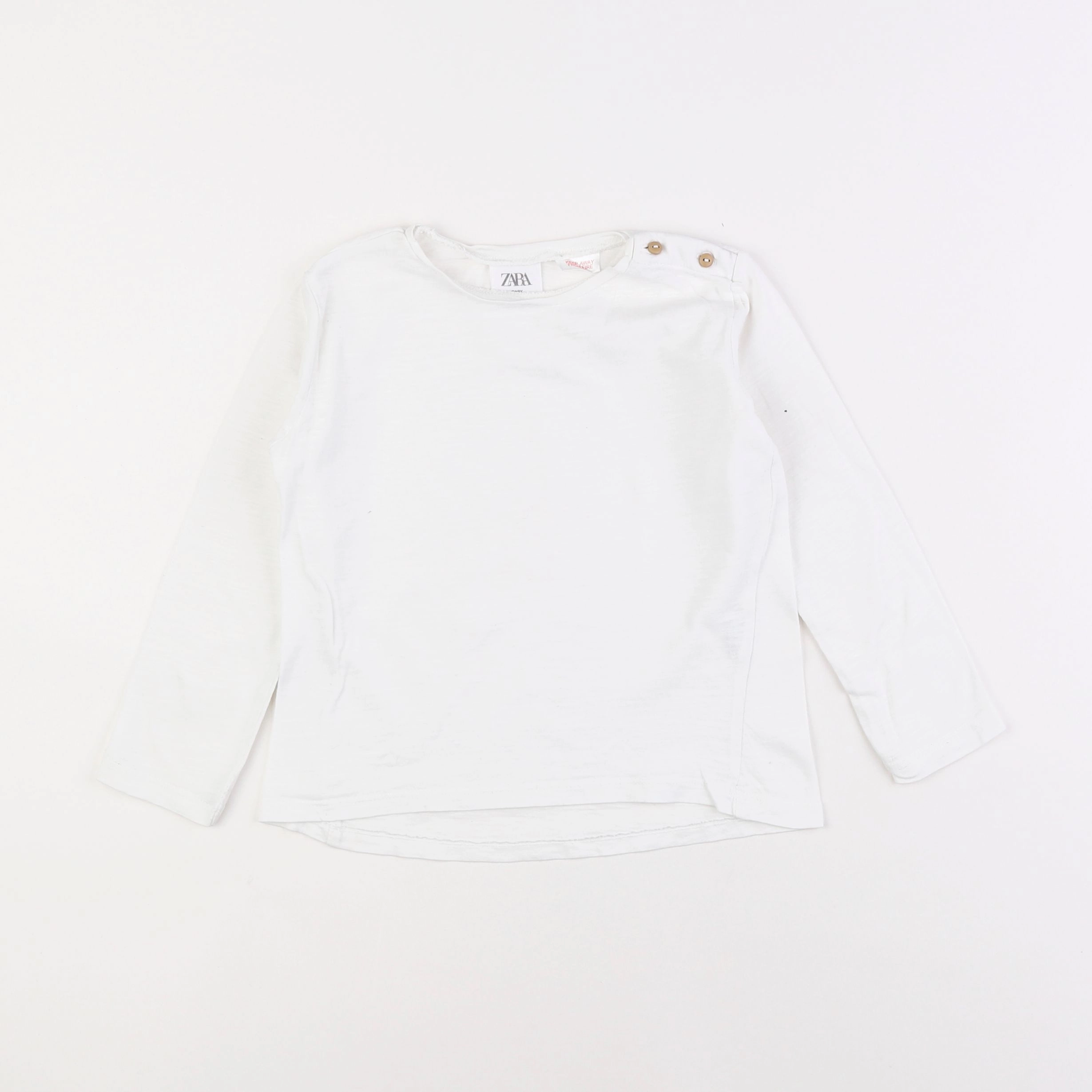 Zara - tee-shirt blanc - 4/5 ans