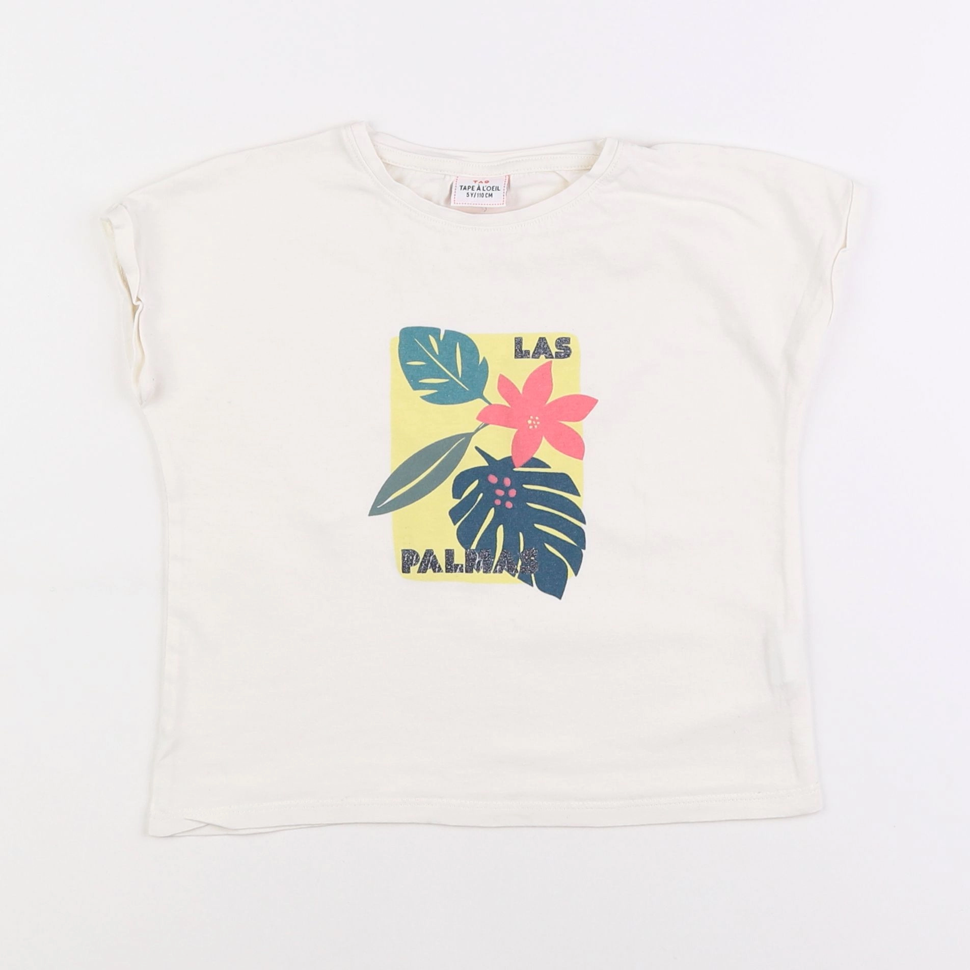 Tape à l'oeil - tee-shirt blanc - 5 ans