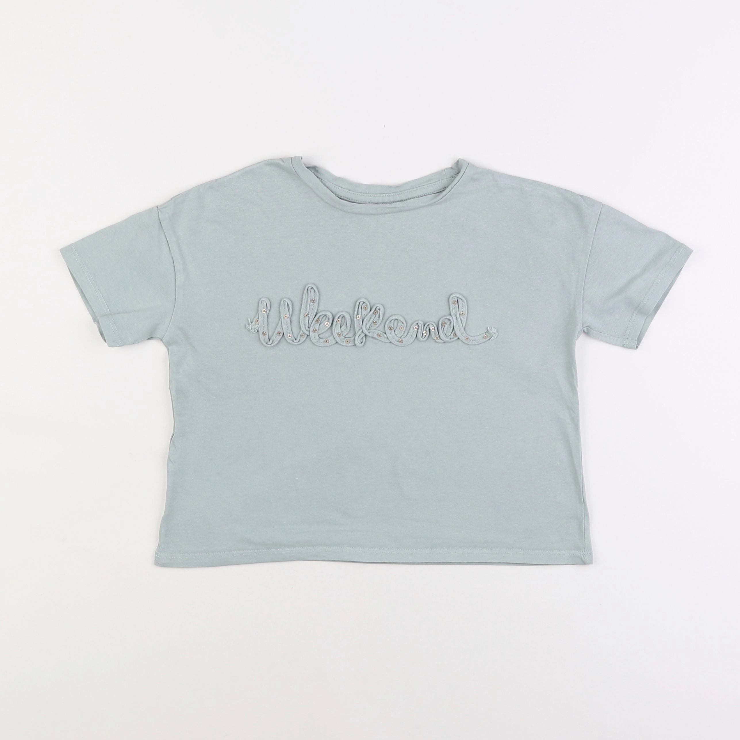 Mango - tee-shirt vert - 6 ans