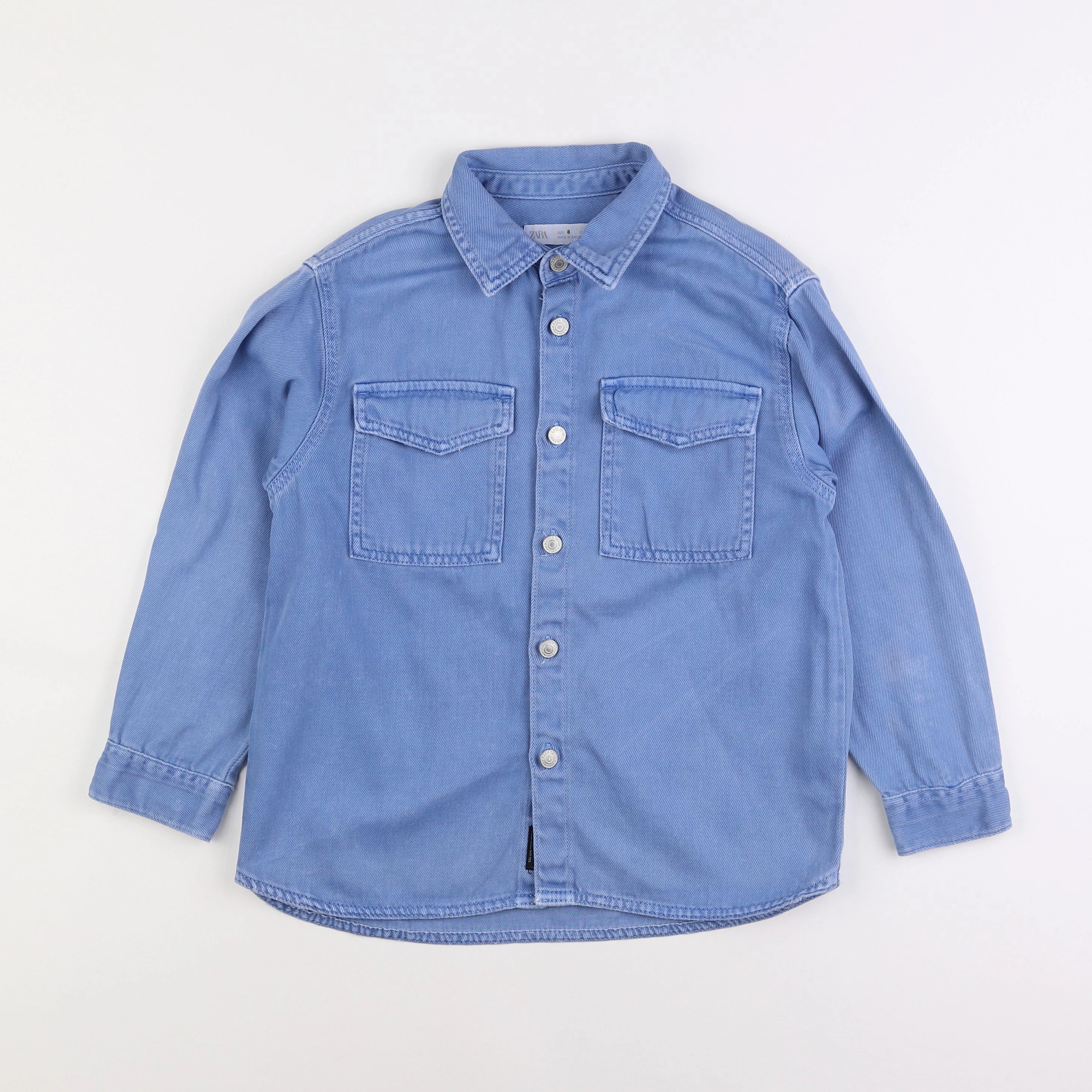 Zara - chemise bleu - 8 ans