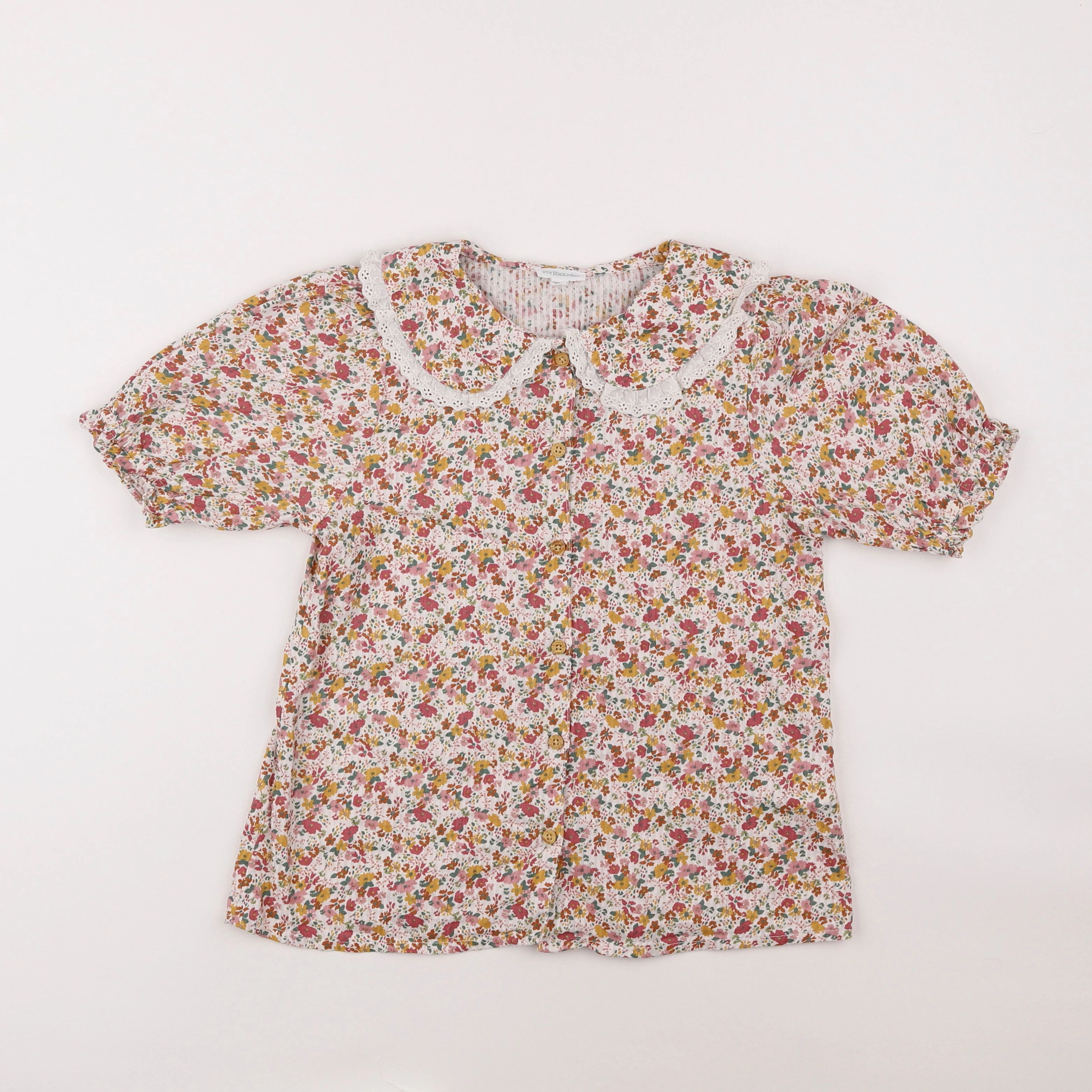 Vertbaudet - robe multicolore - 4 ans