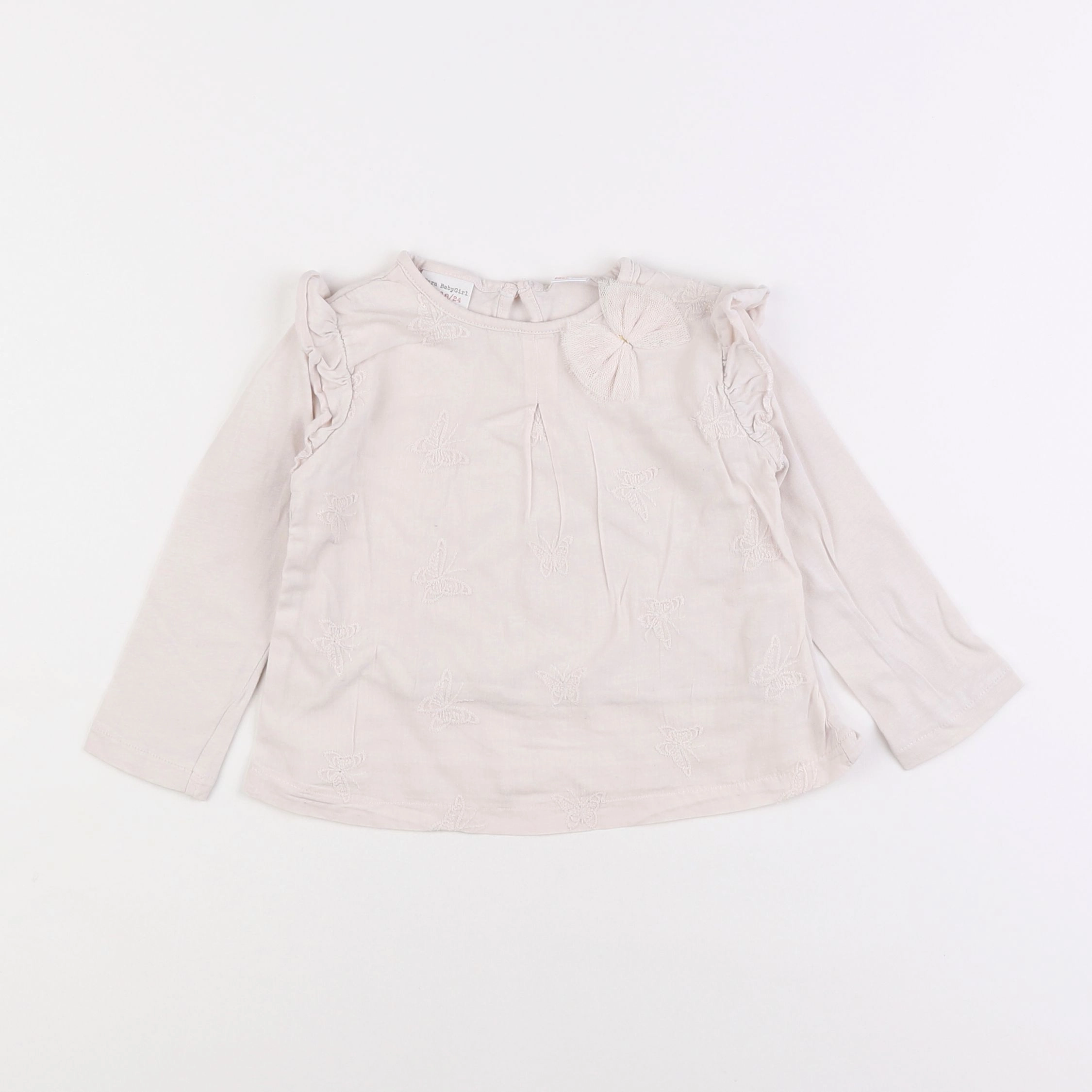 Zara - tee-shirt blanc - 18 mois à 2 ans