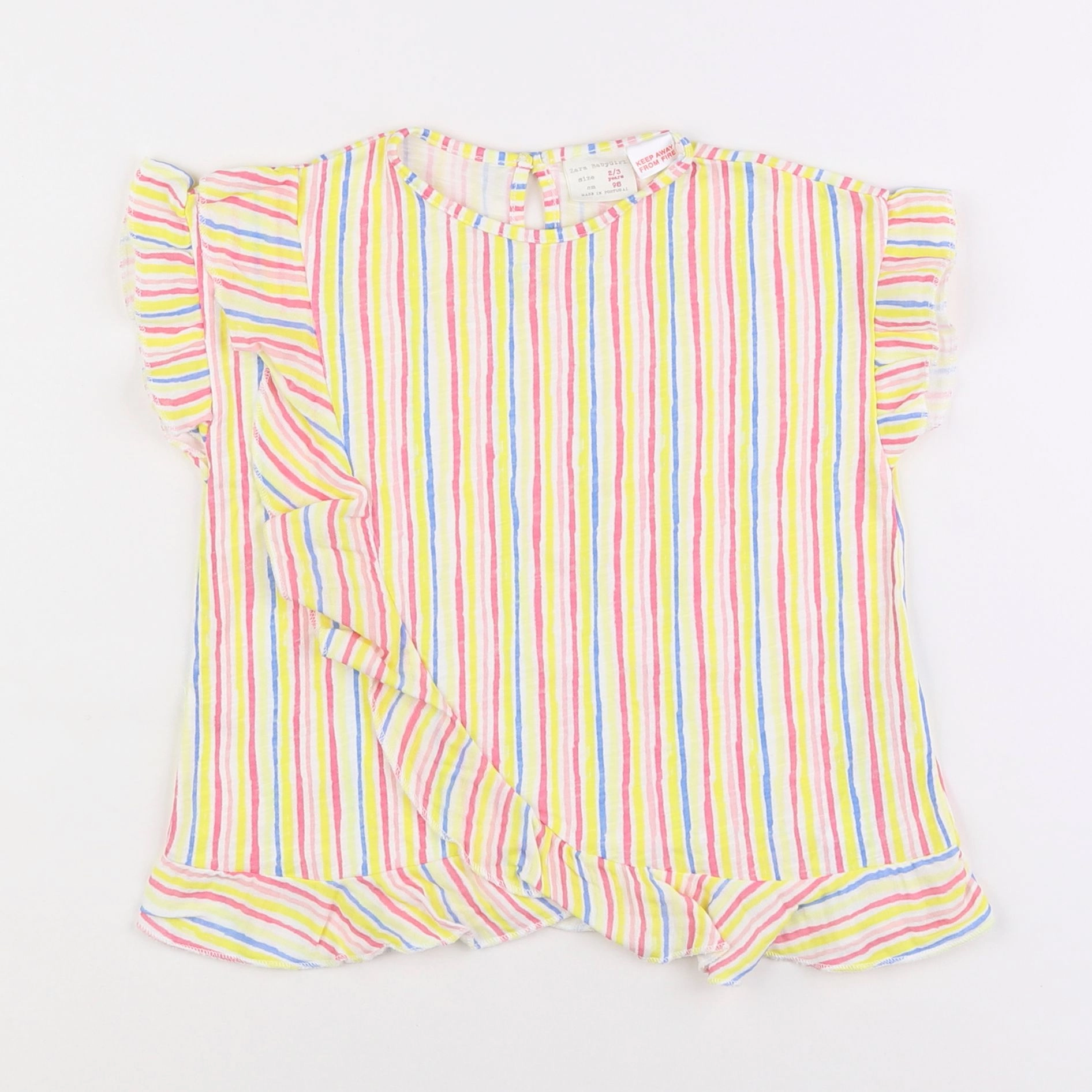 Zara - tee-shirt multicolore - 2/3 ans