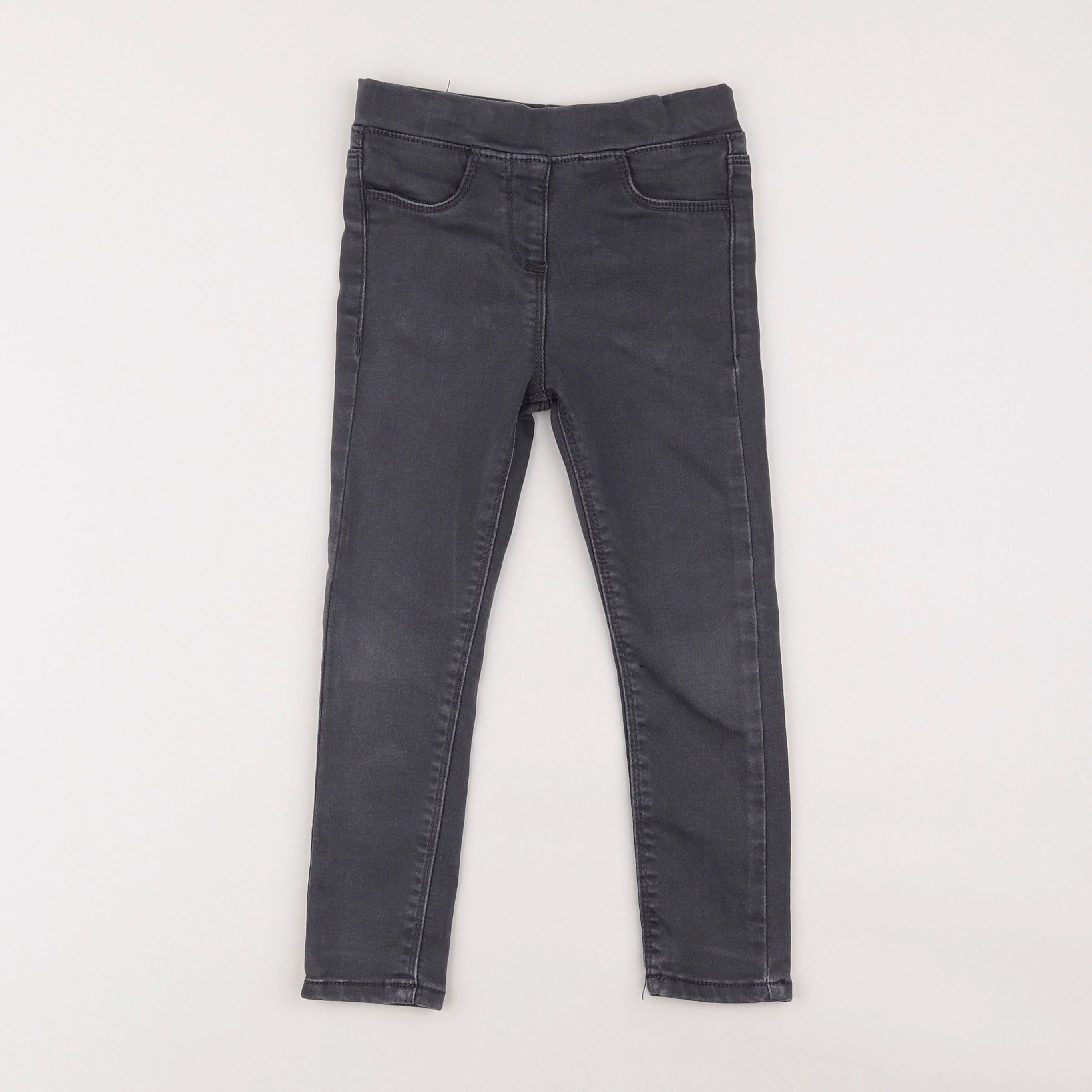 Vertbaudet - jegging gris - 4 ans