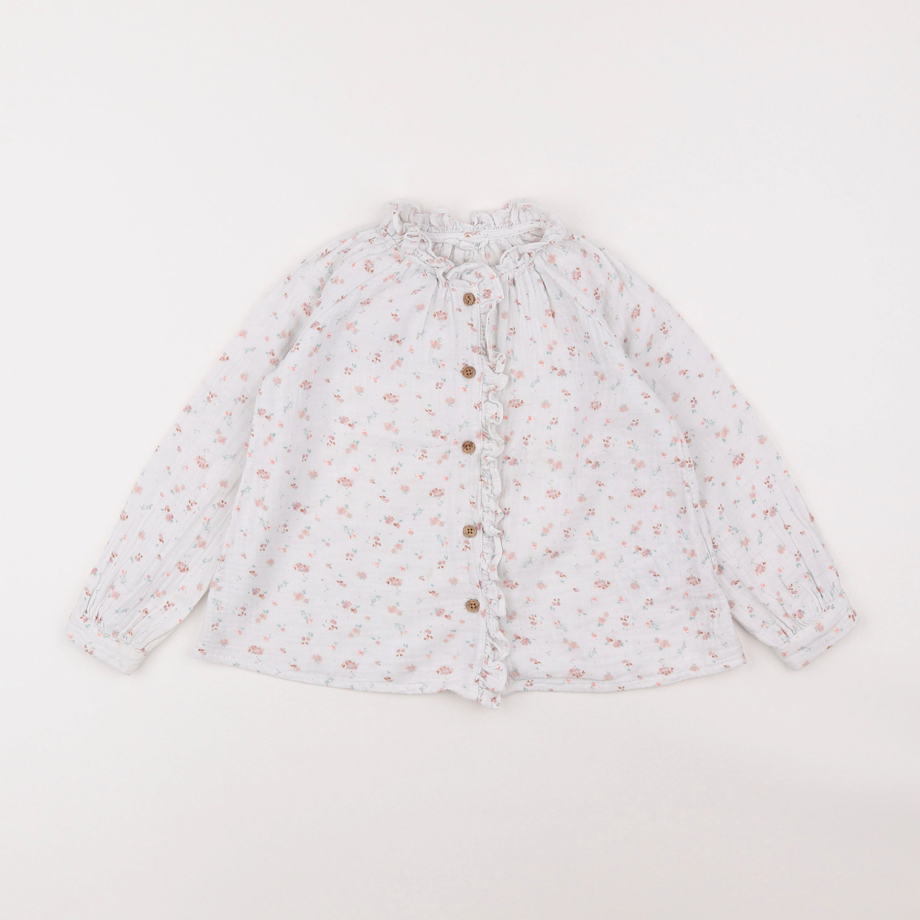 Vertbaudet - blouse blanc - 4 ans