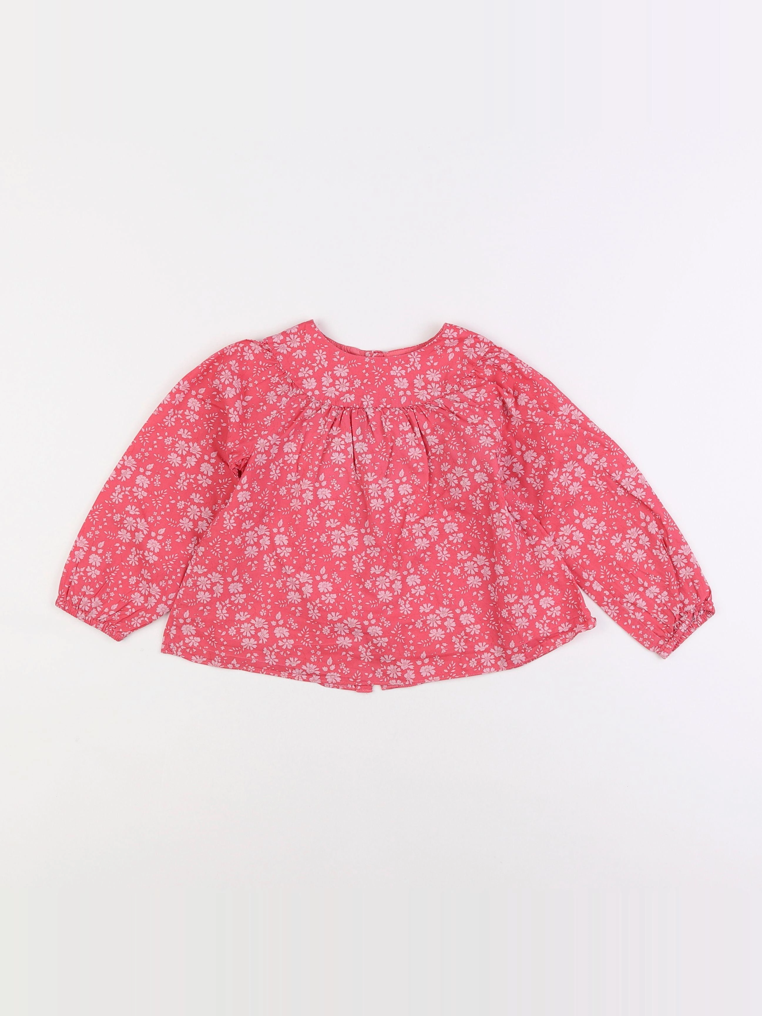 Jacadi - blouse liberty rose - 2 ans