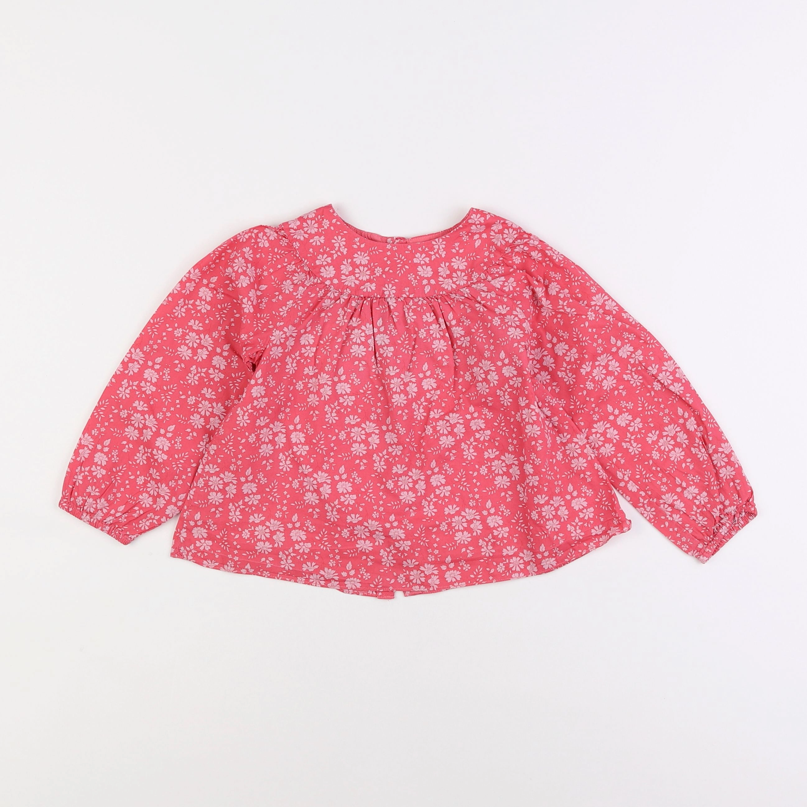 Jacadi - blouse liberty rose - 2 ans