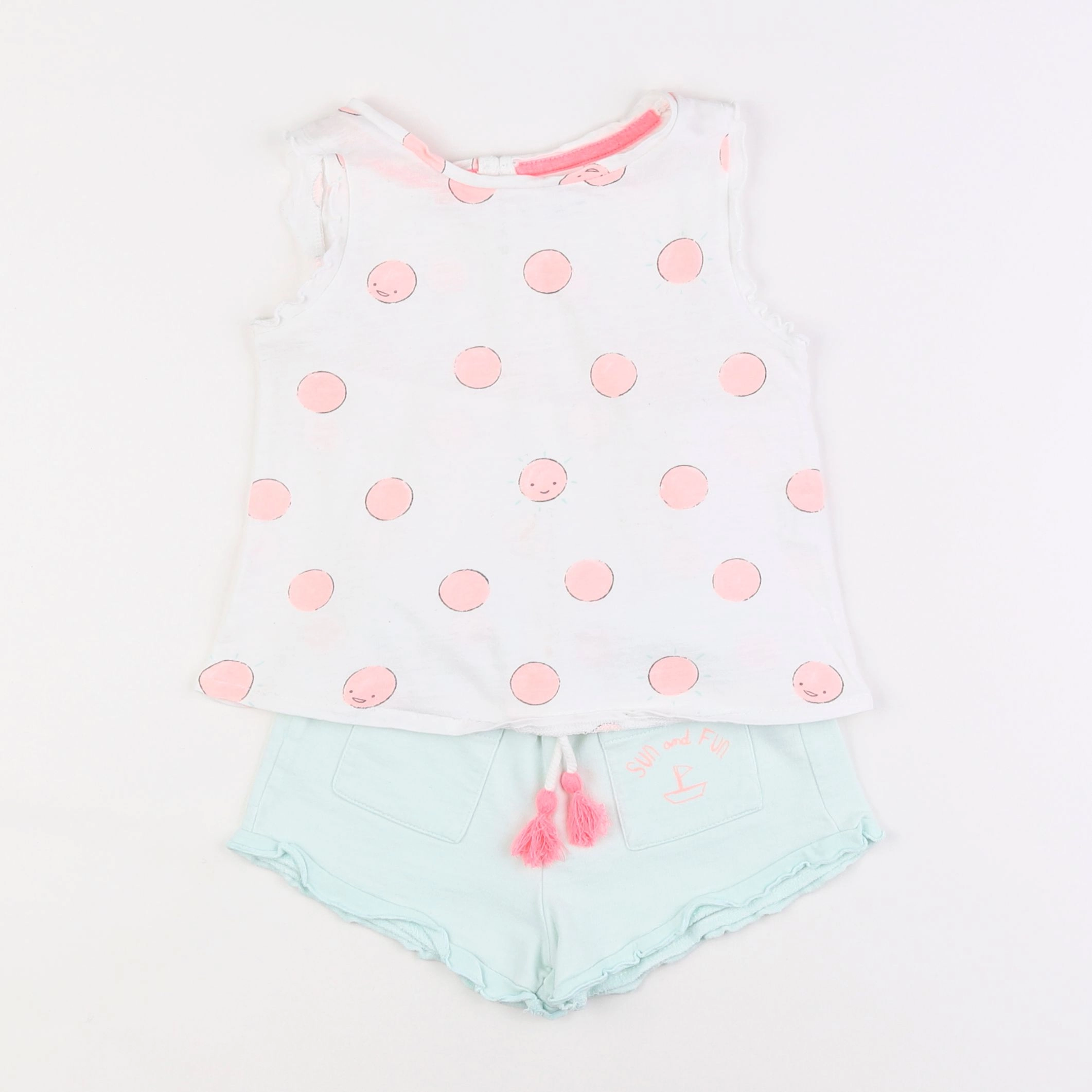 Zara - ensemble multicolore - 3/4 ans