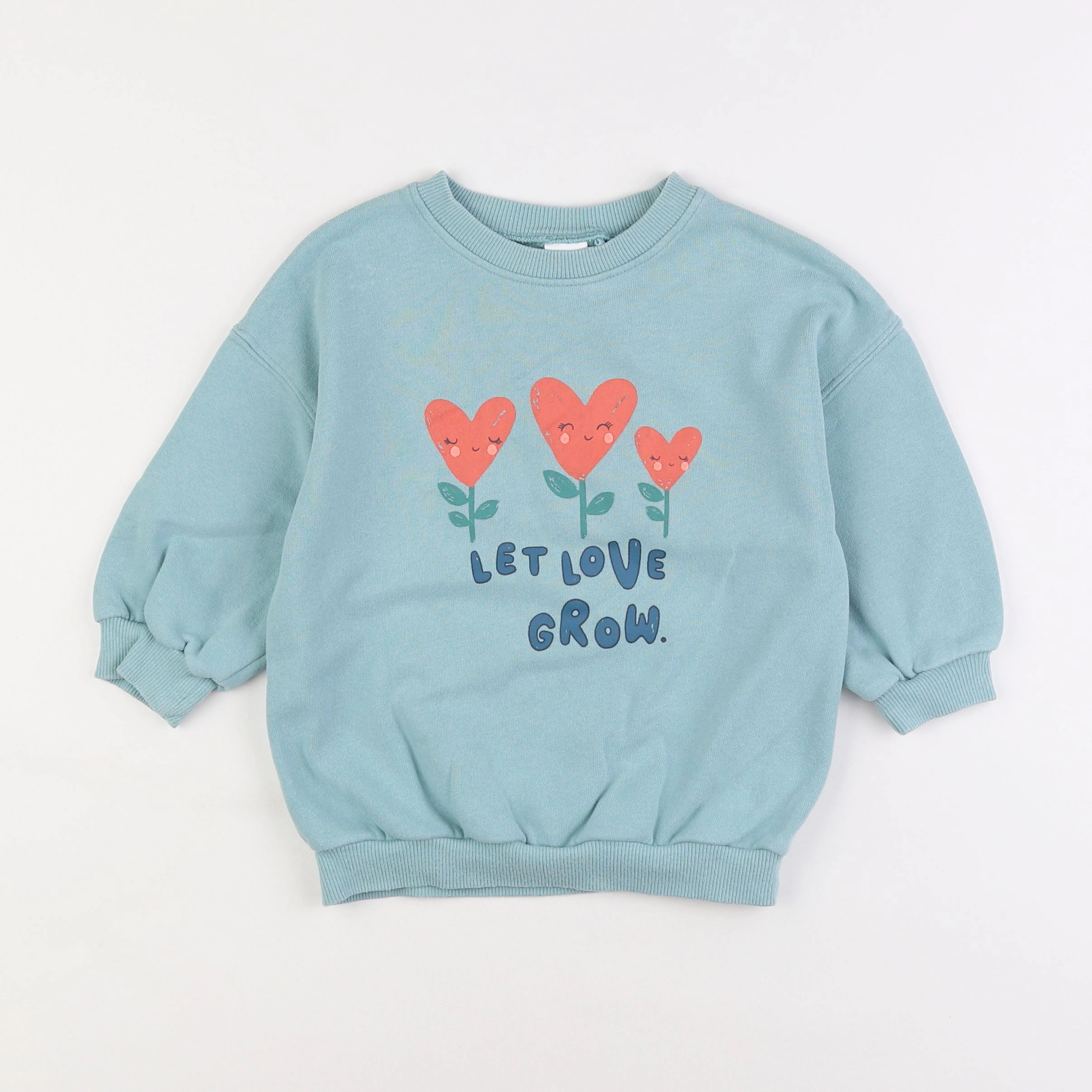 Next - sweat bleu - 2/3 ans