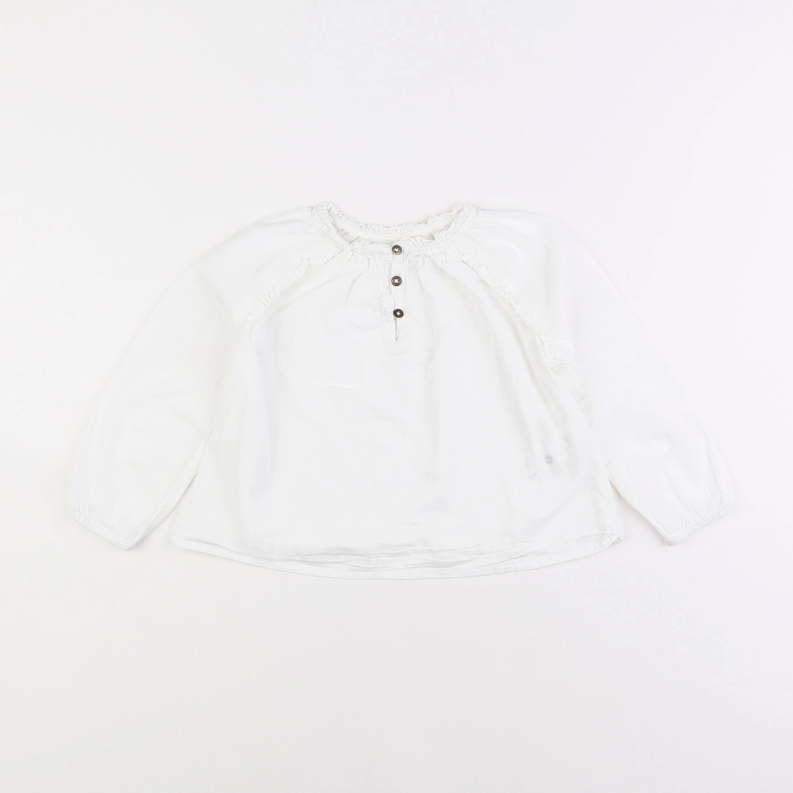 Tape à l'oeil - blouse blanc - 3 ans