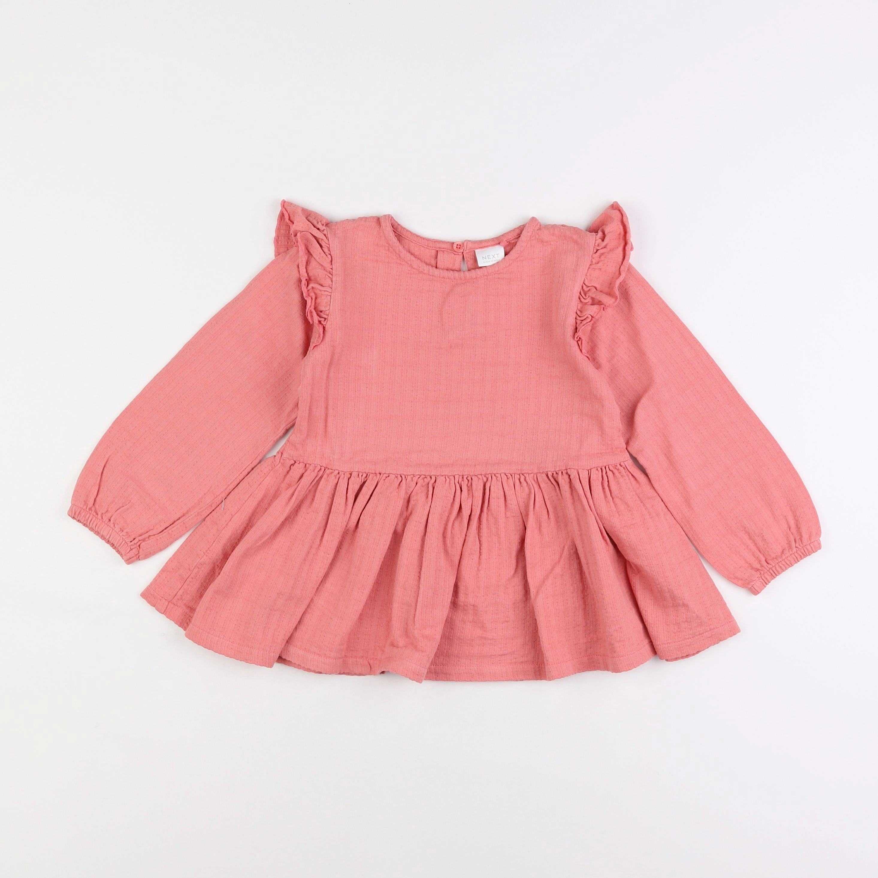 Next - tee-shirt rose - 3/4 ans