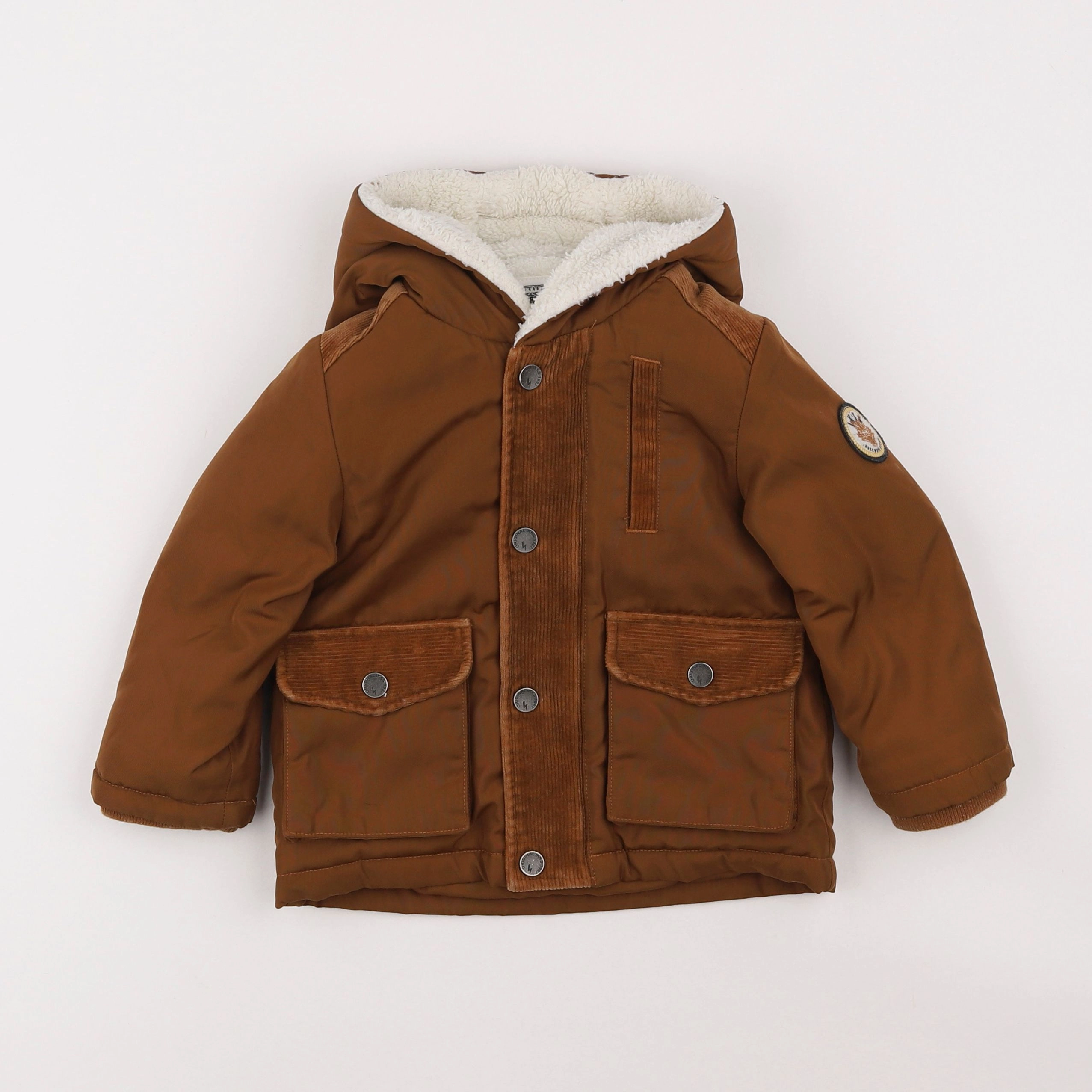 IKKS - doudoune marron - 2 ans