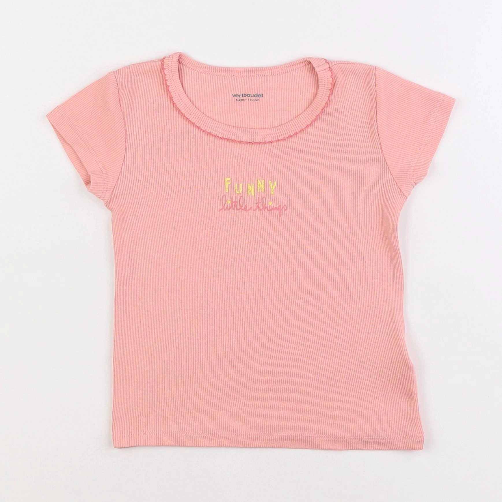 Vertbaudet - maillot de corps rose - 5 ans