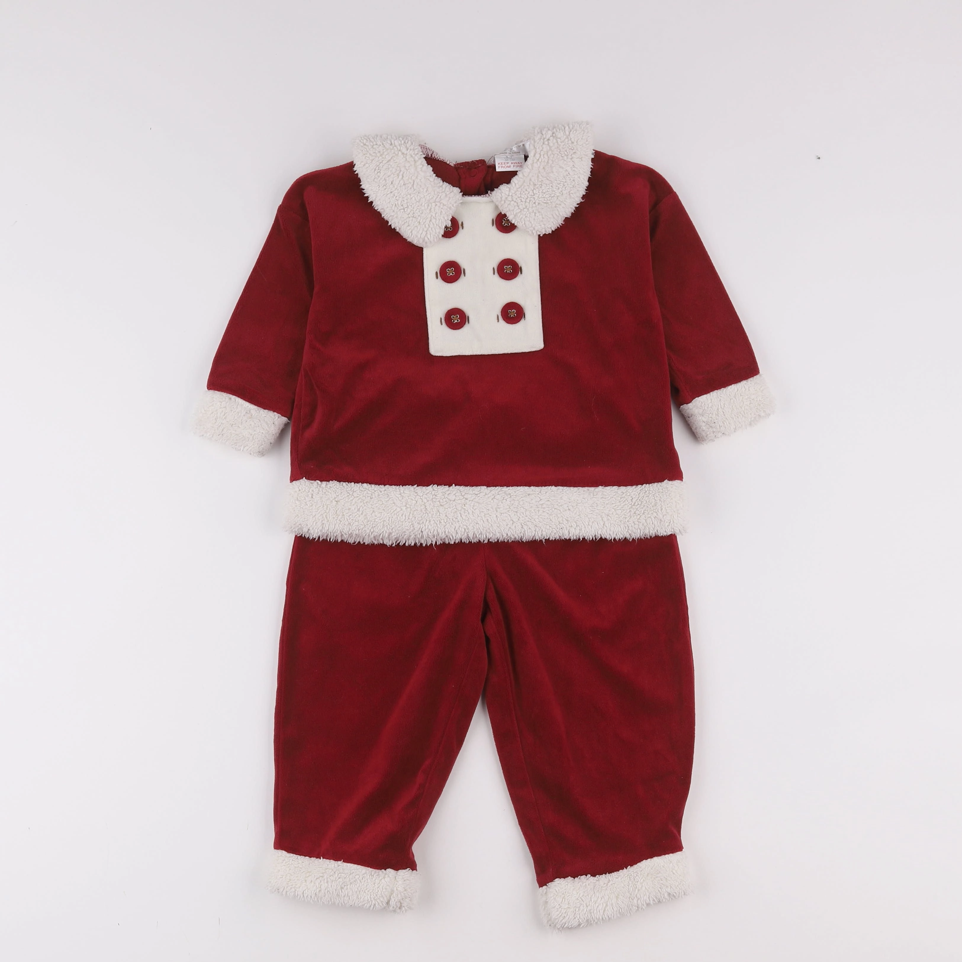 Zara - pyjama rouge - 12 mois à 2 ans