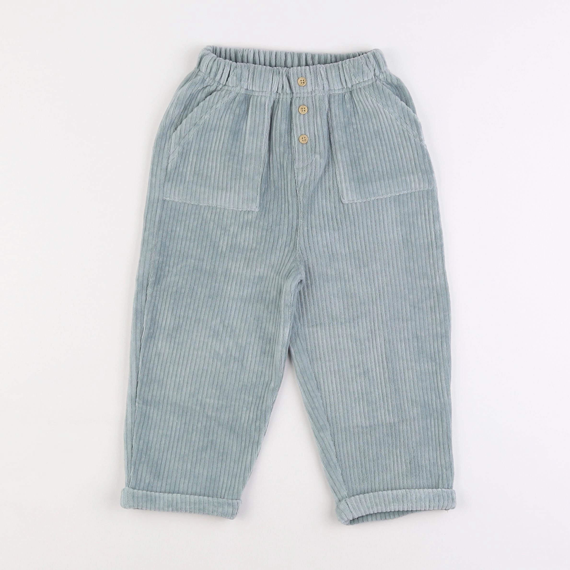 Vertbaudet - pantalon bleu - 3 ans