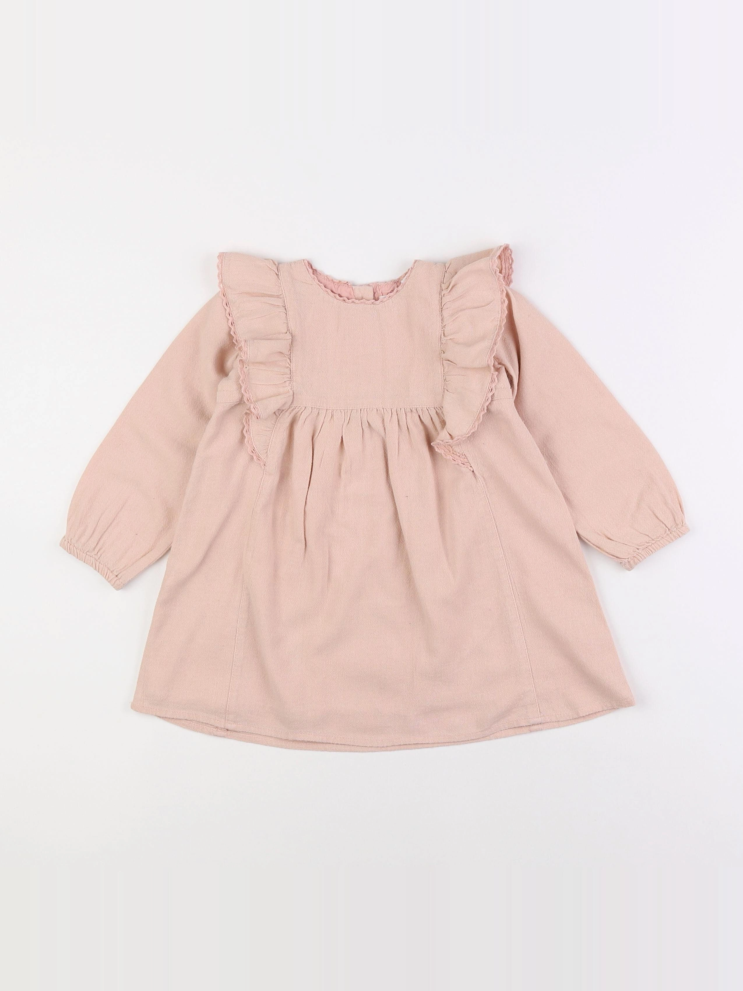 Mango - robe rose - 18 mois à 2 ans