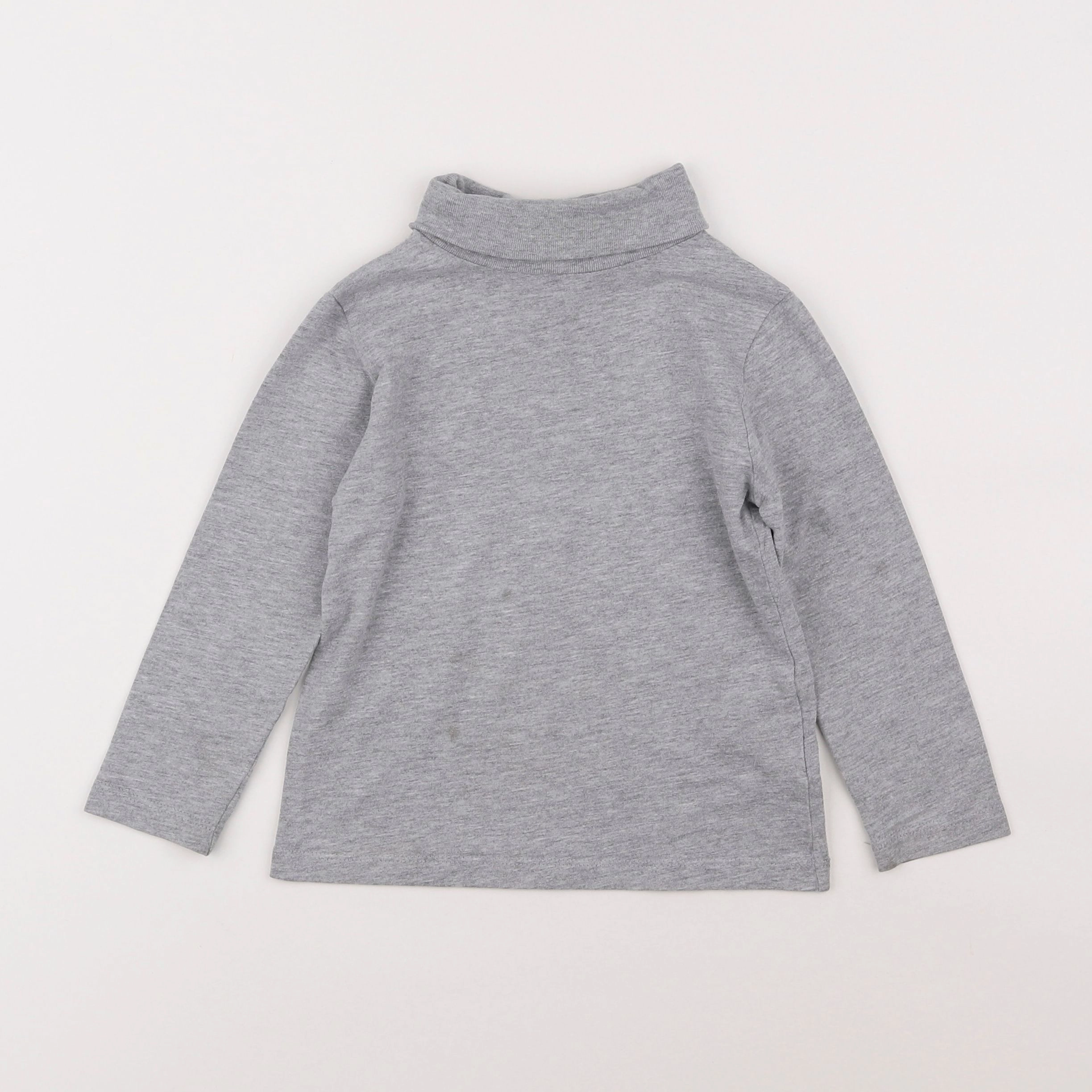 Monoprix - sous-pull gris - 4 ans