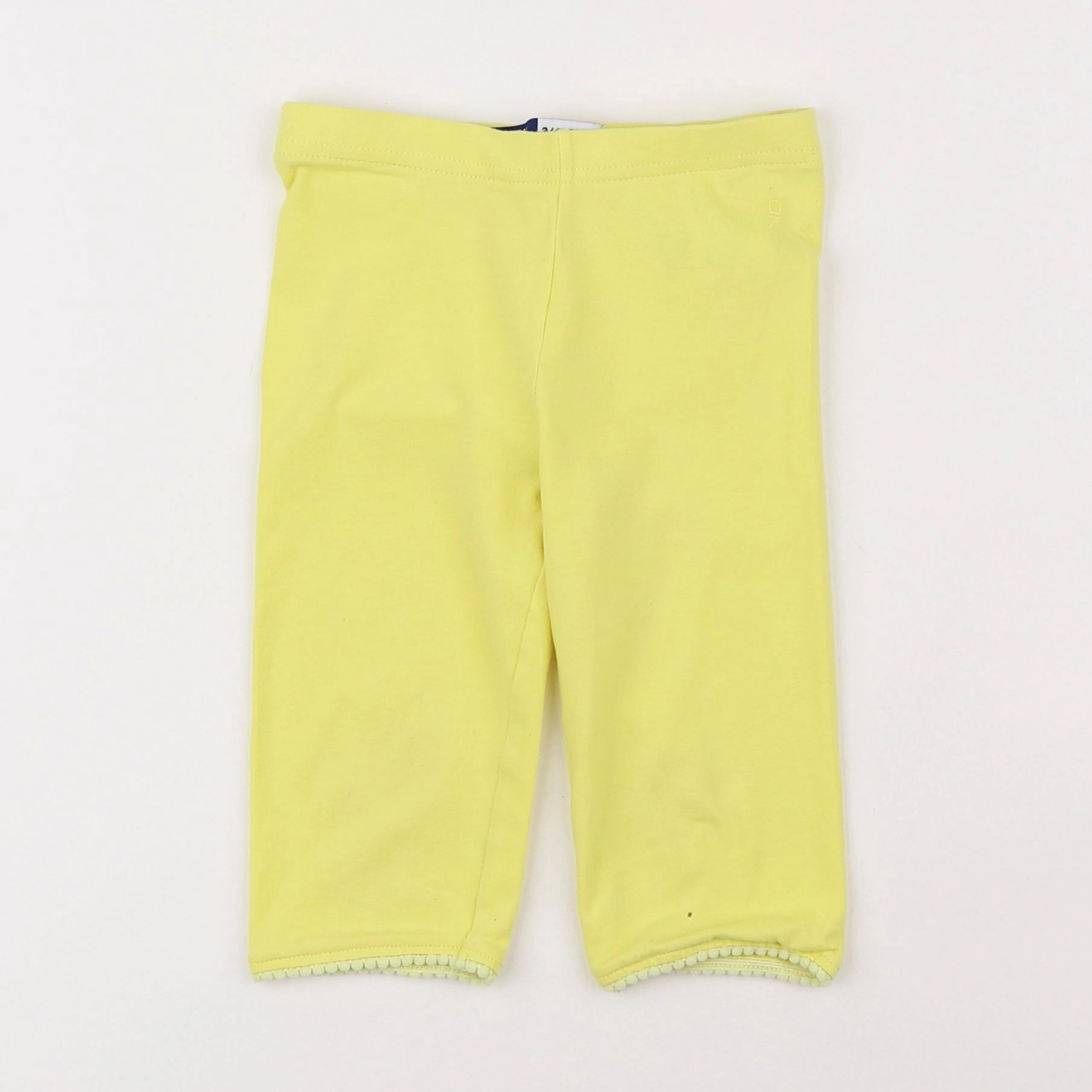 Okaidi - legging court jaune - 4 ans