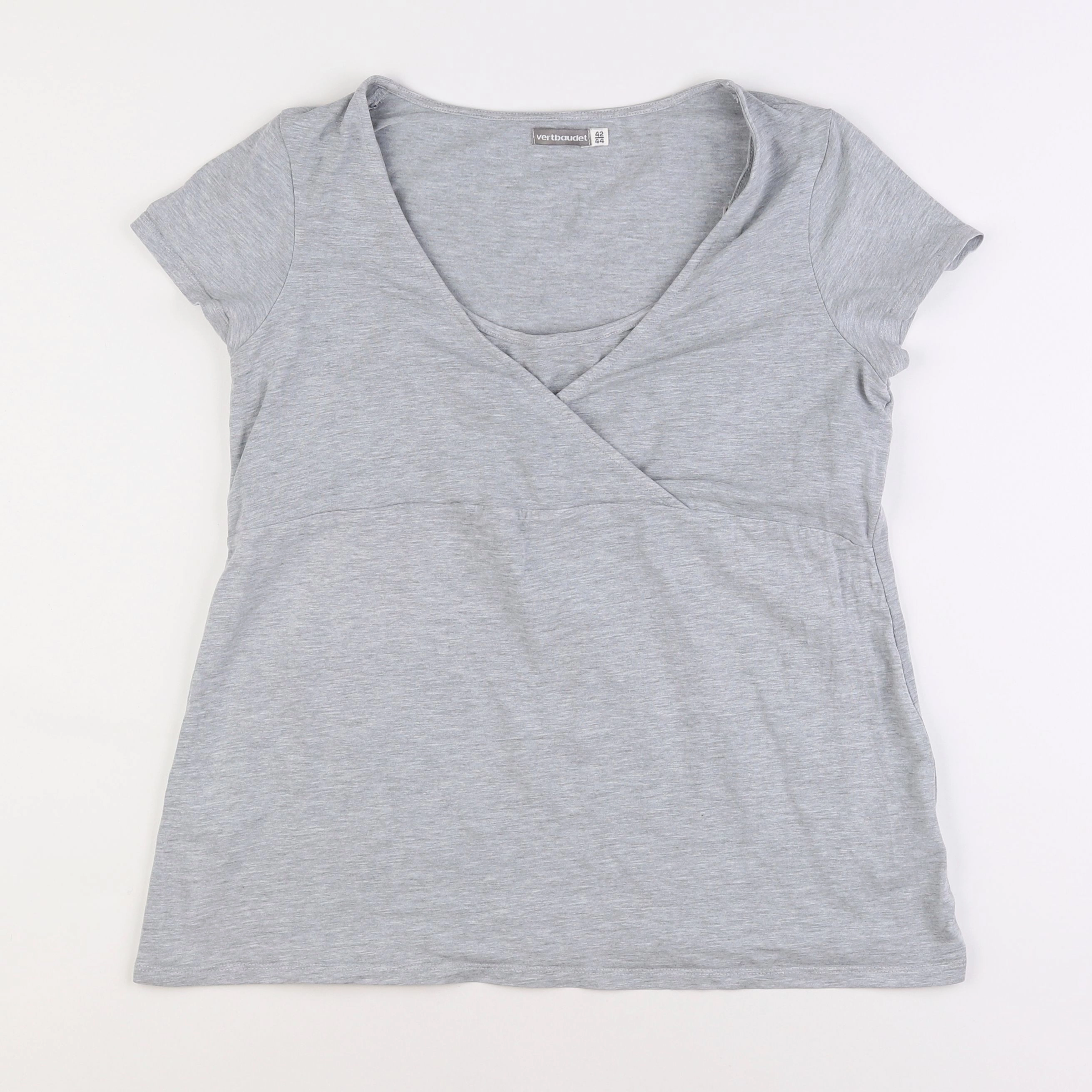 Vertbaudet - tee-shirt allaitement gris - 42 à 44