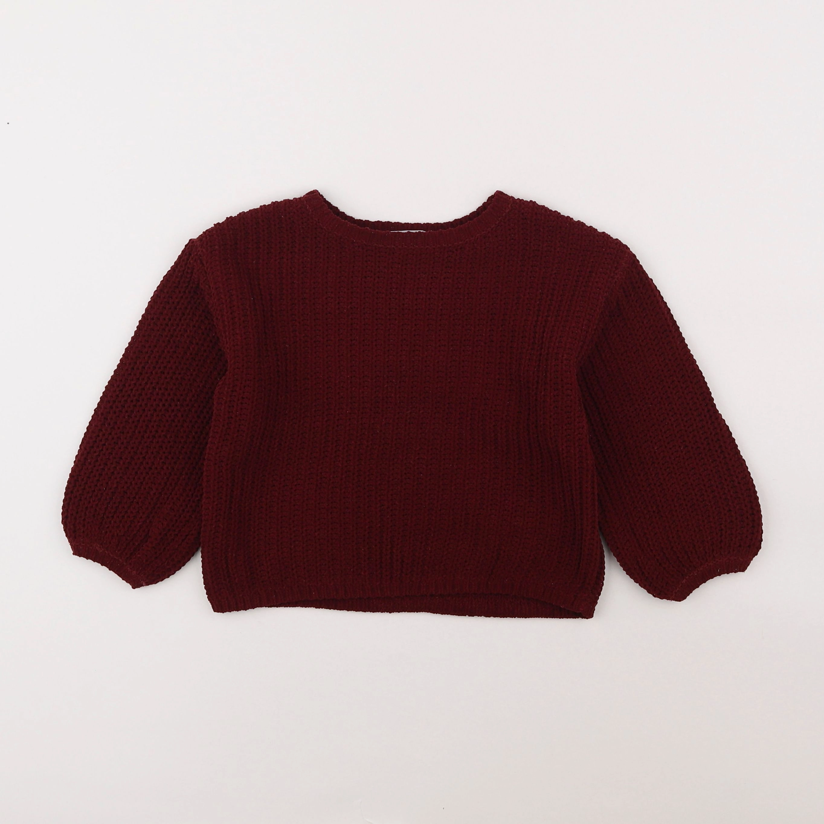 H&M - pull rouge - 2/4 ans