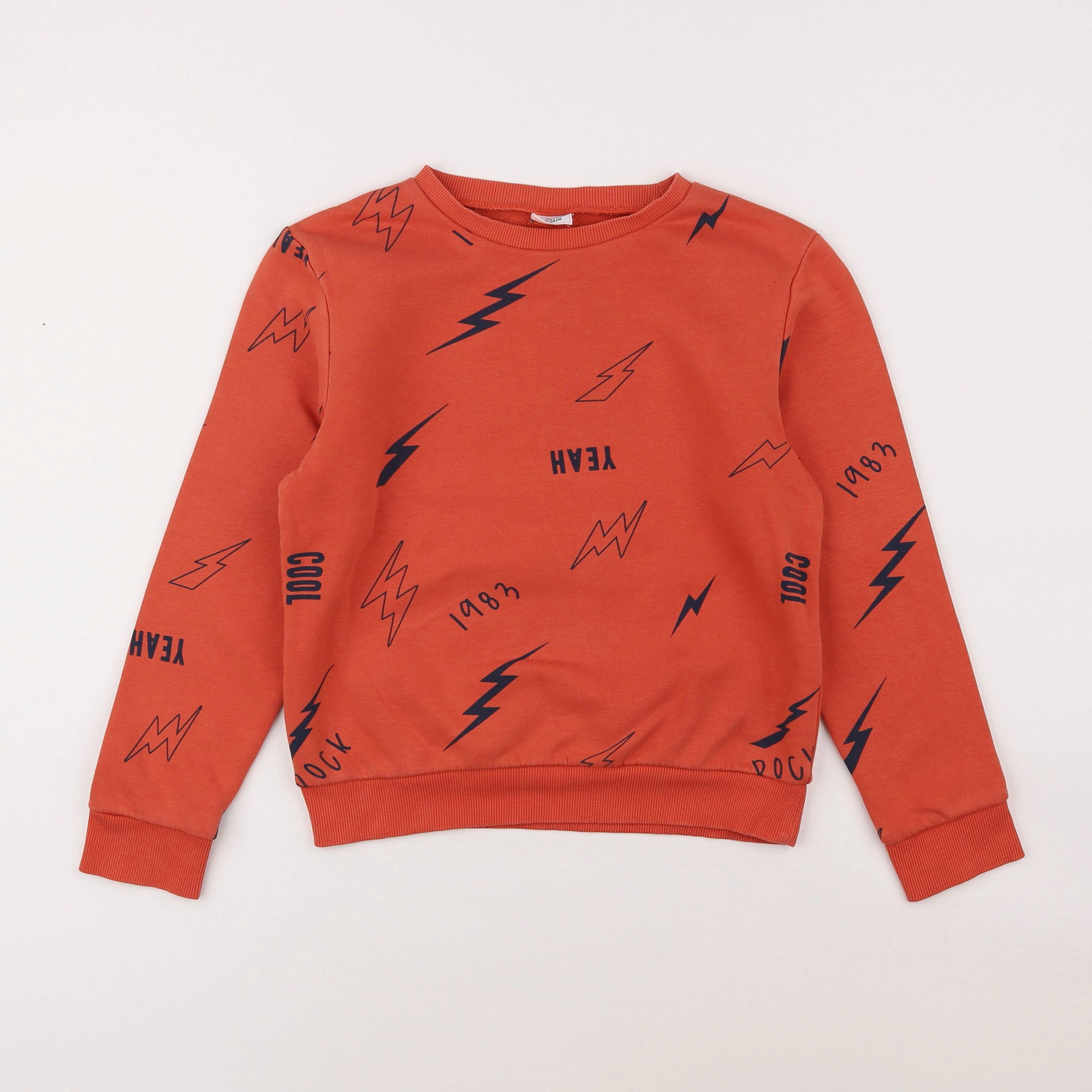 Tape à l'oeil - sweat orange - 8 ans