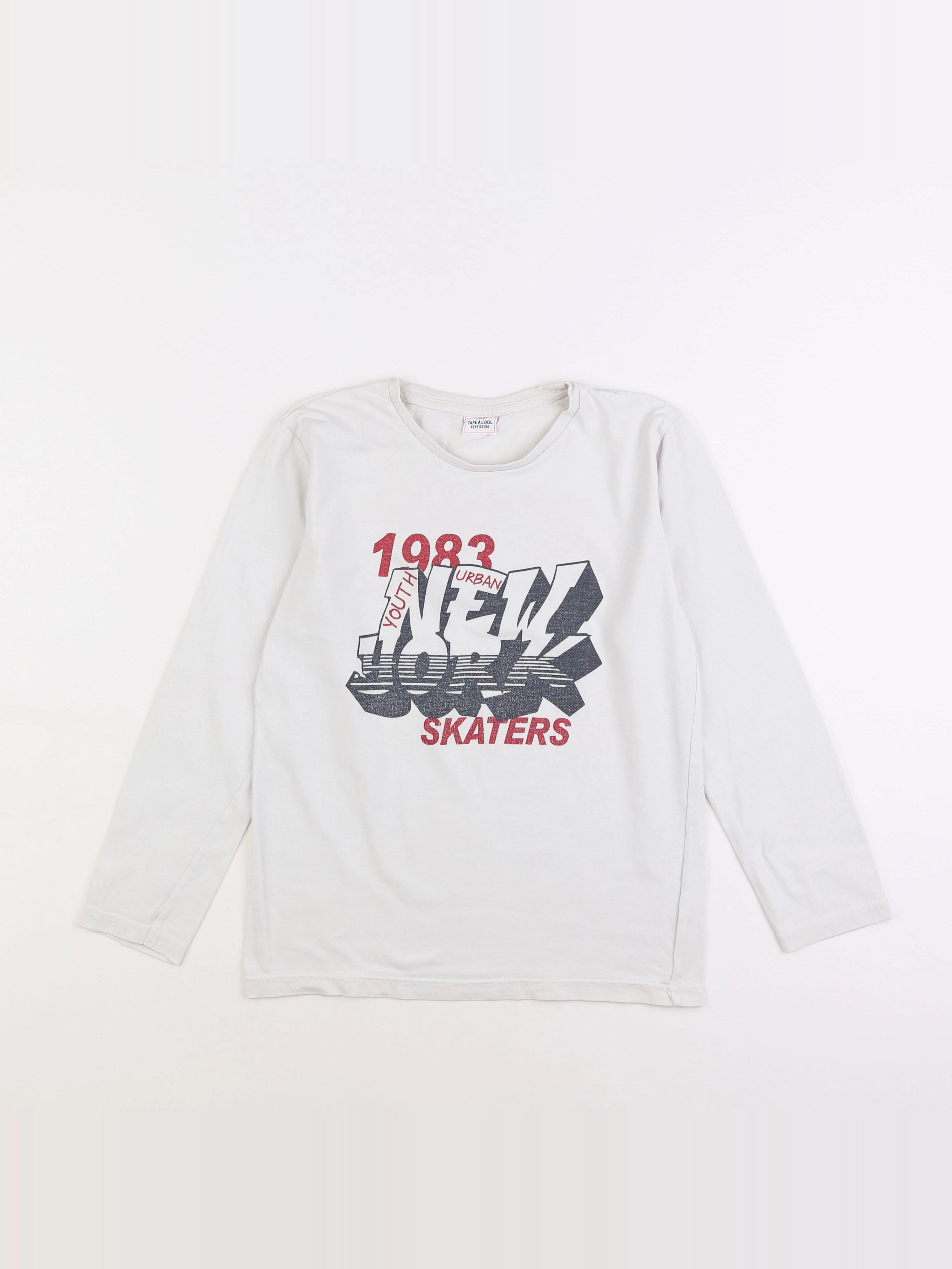Tape à l'oeil - tee-shirt blanc - 12 ans
