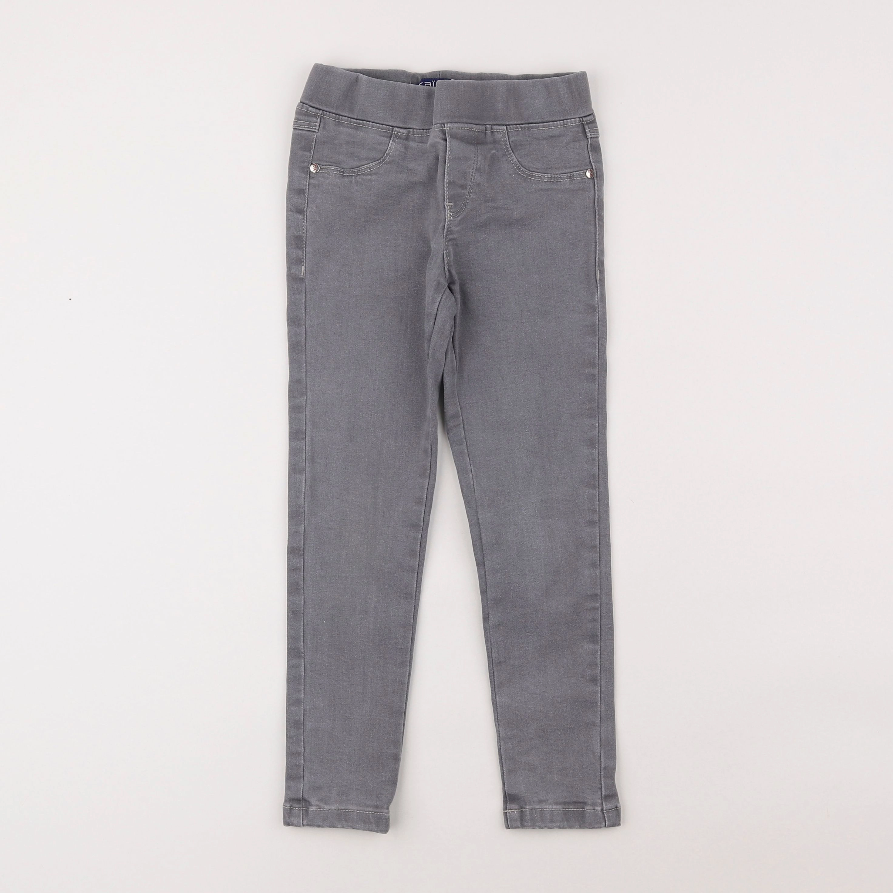 Okaidi - jegging gris - 5 ans