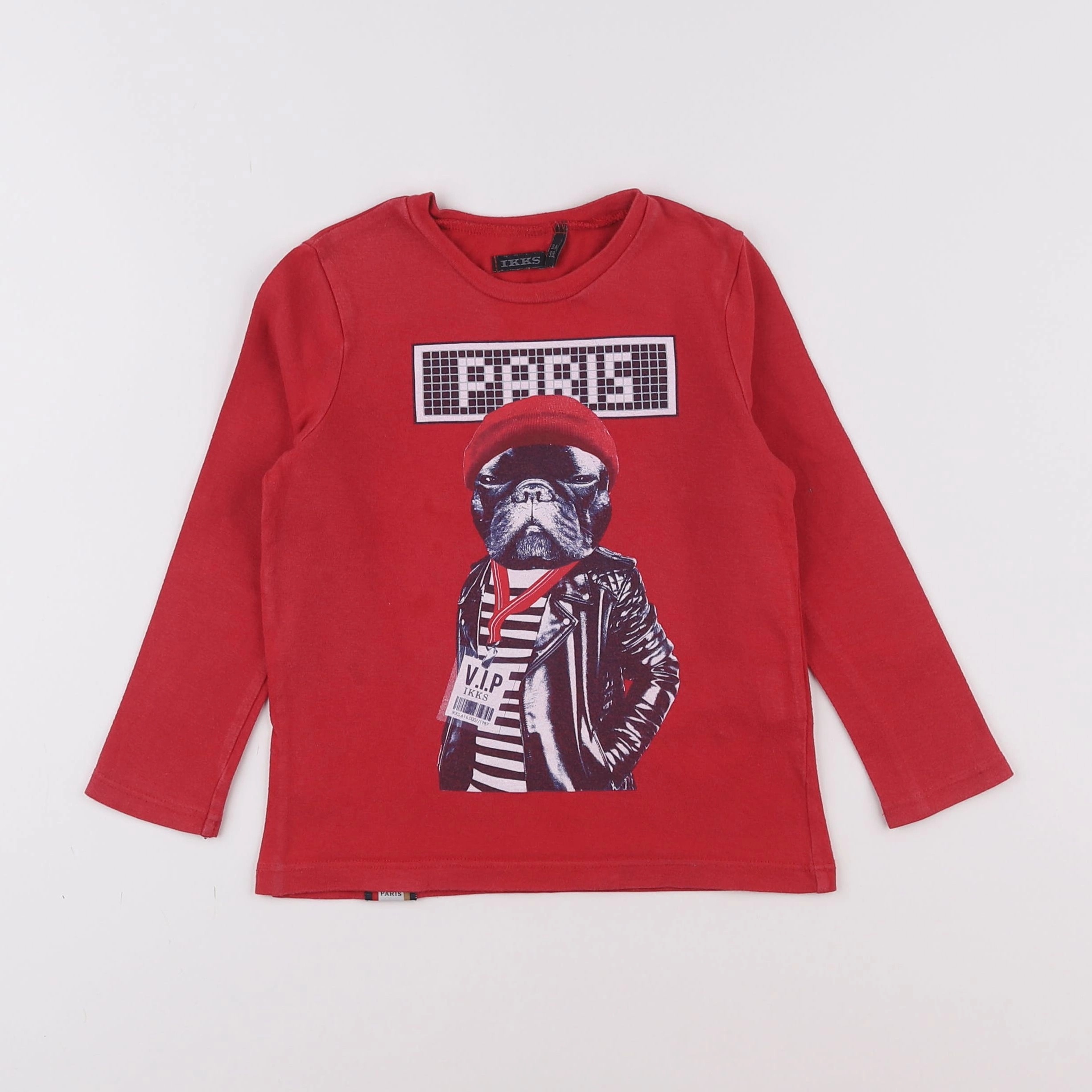 IKKS - tee-shirt rouge - 3 ans