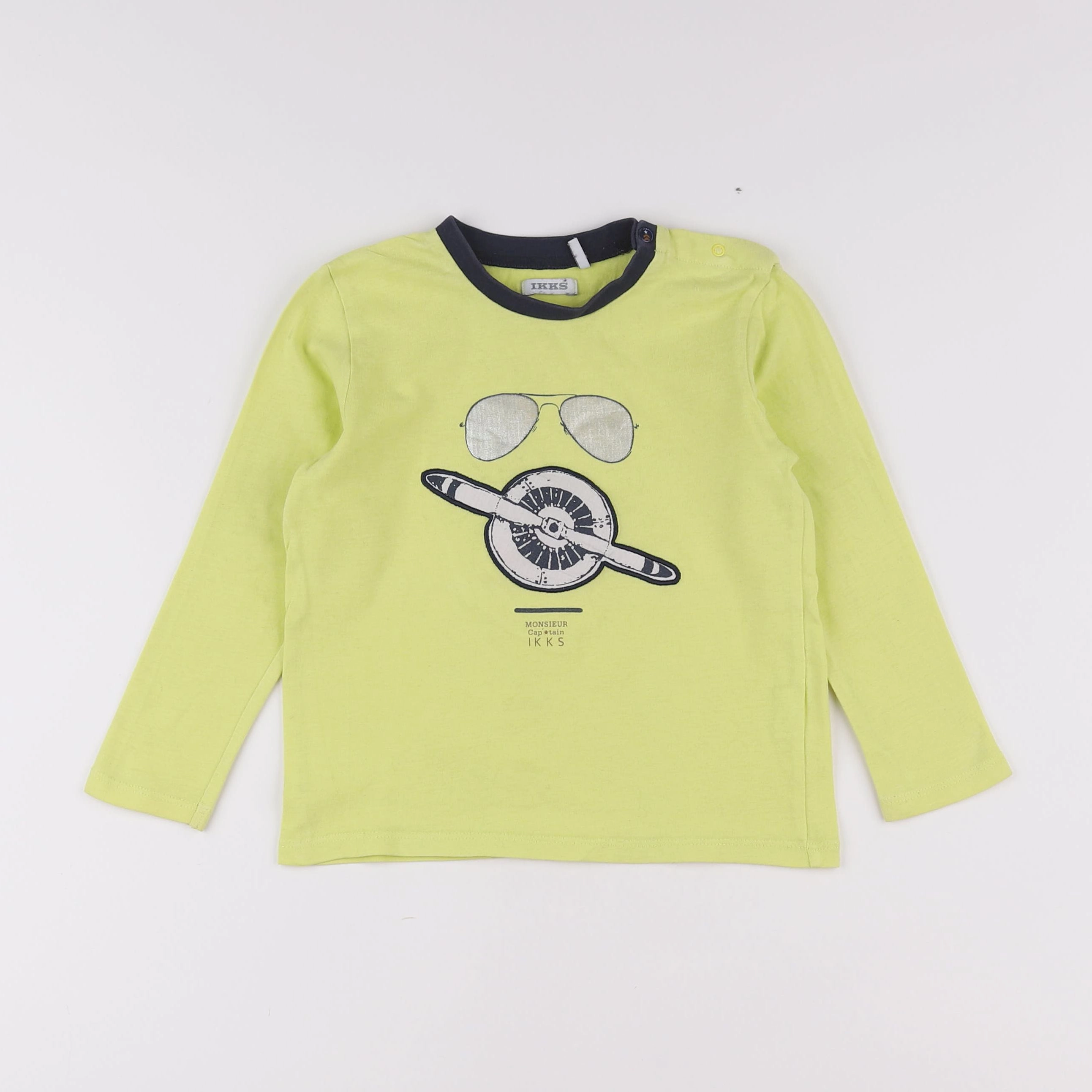 IKKS - tee-shirt jaune - 3 ans