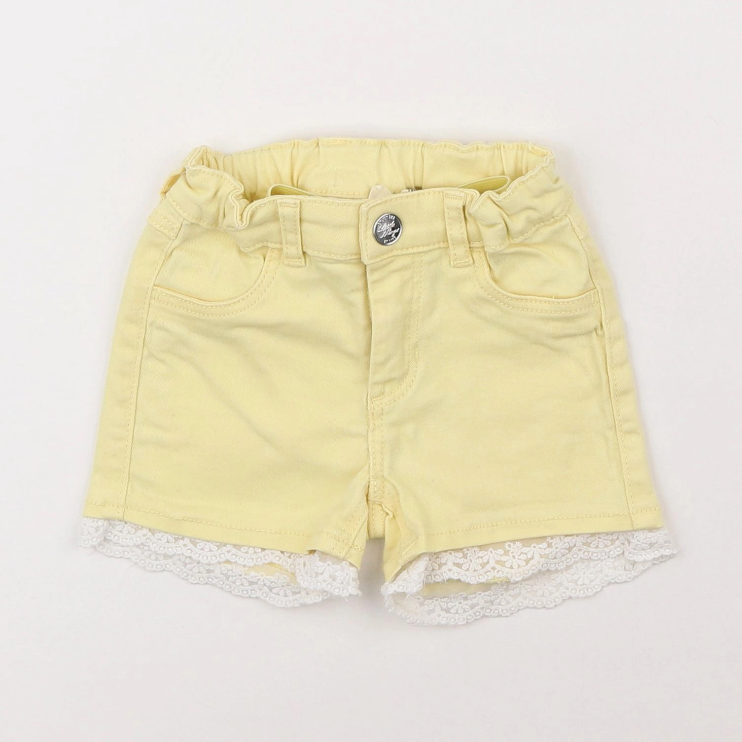 H&M - short jaune - 2/3 ans