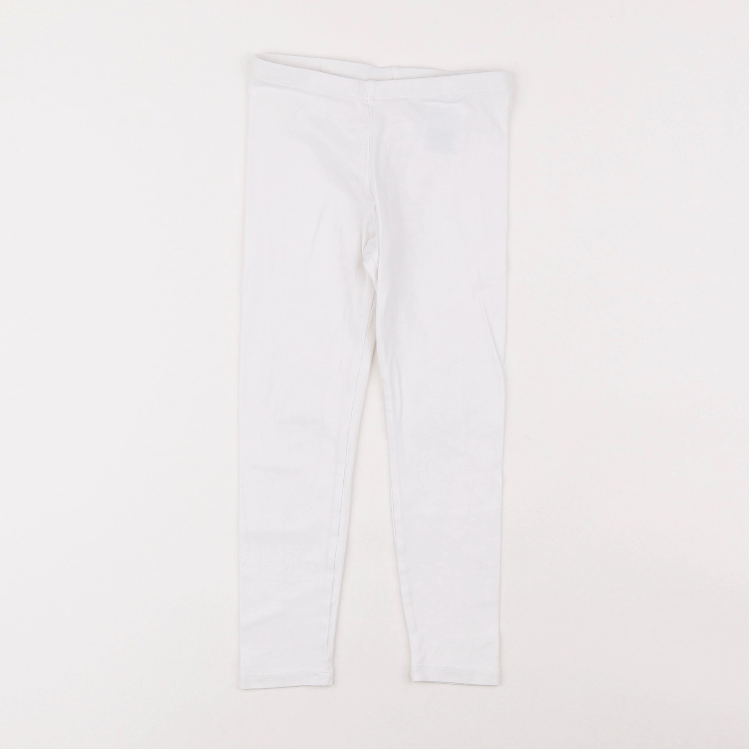 H&M - legging blanc - 4/5 ans