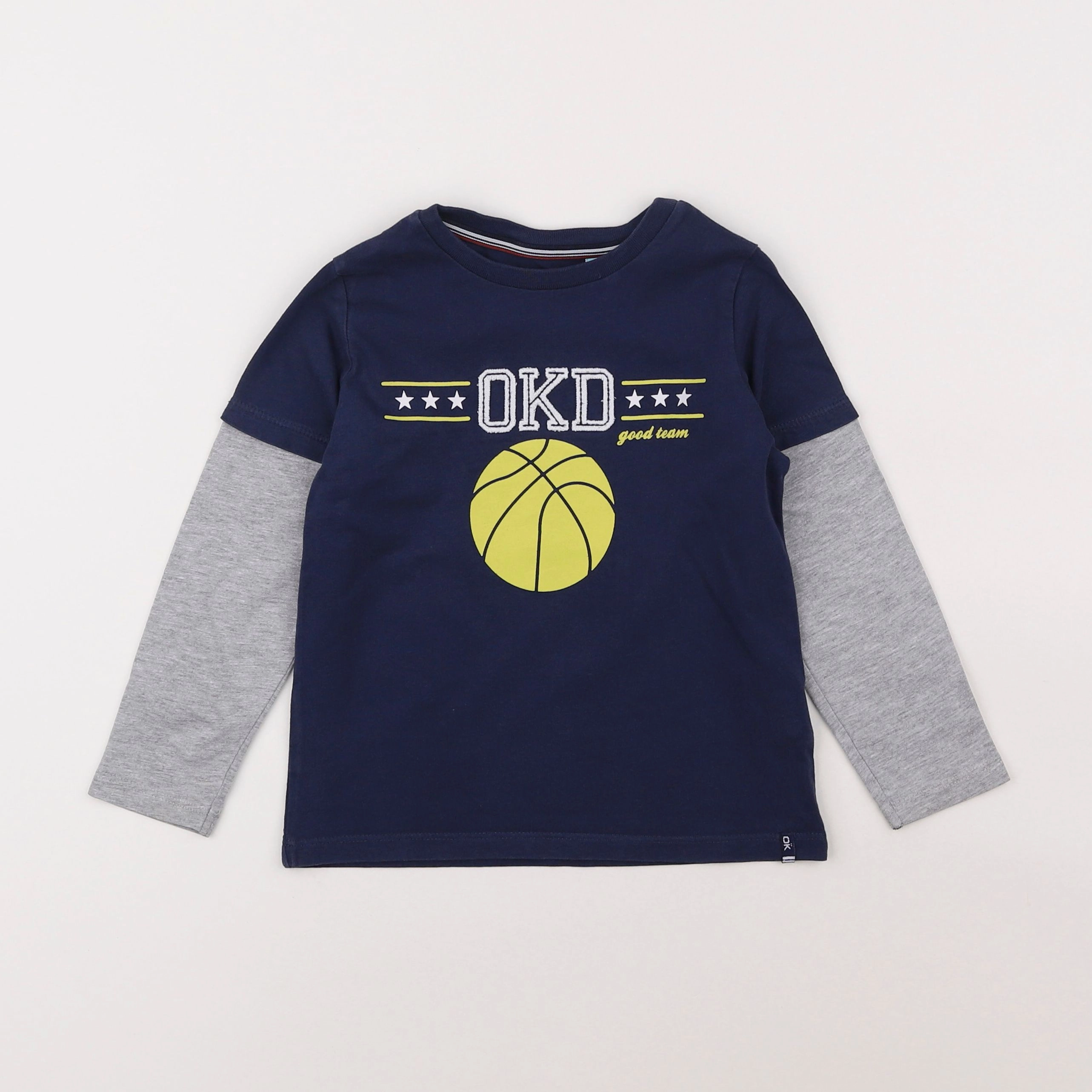 Okaidi - tee-shirt bleu - 3 ans