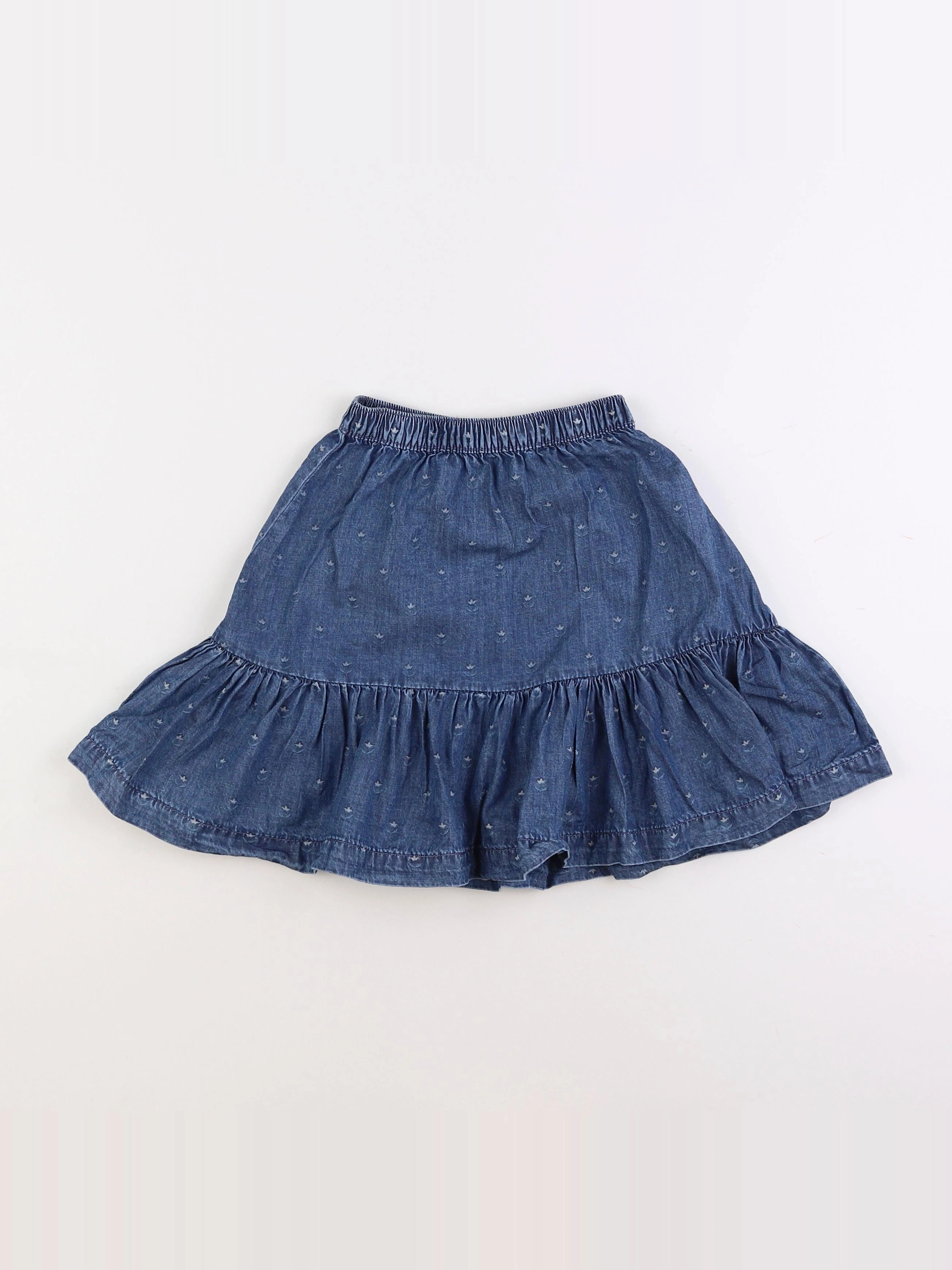 Vertbaudet - jupe bleu - 3 ans
