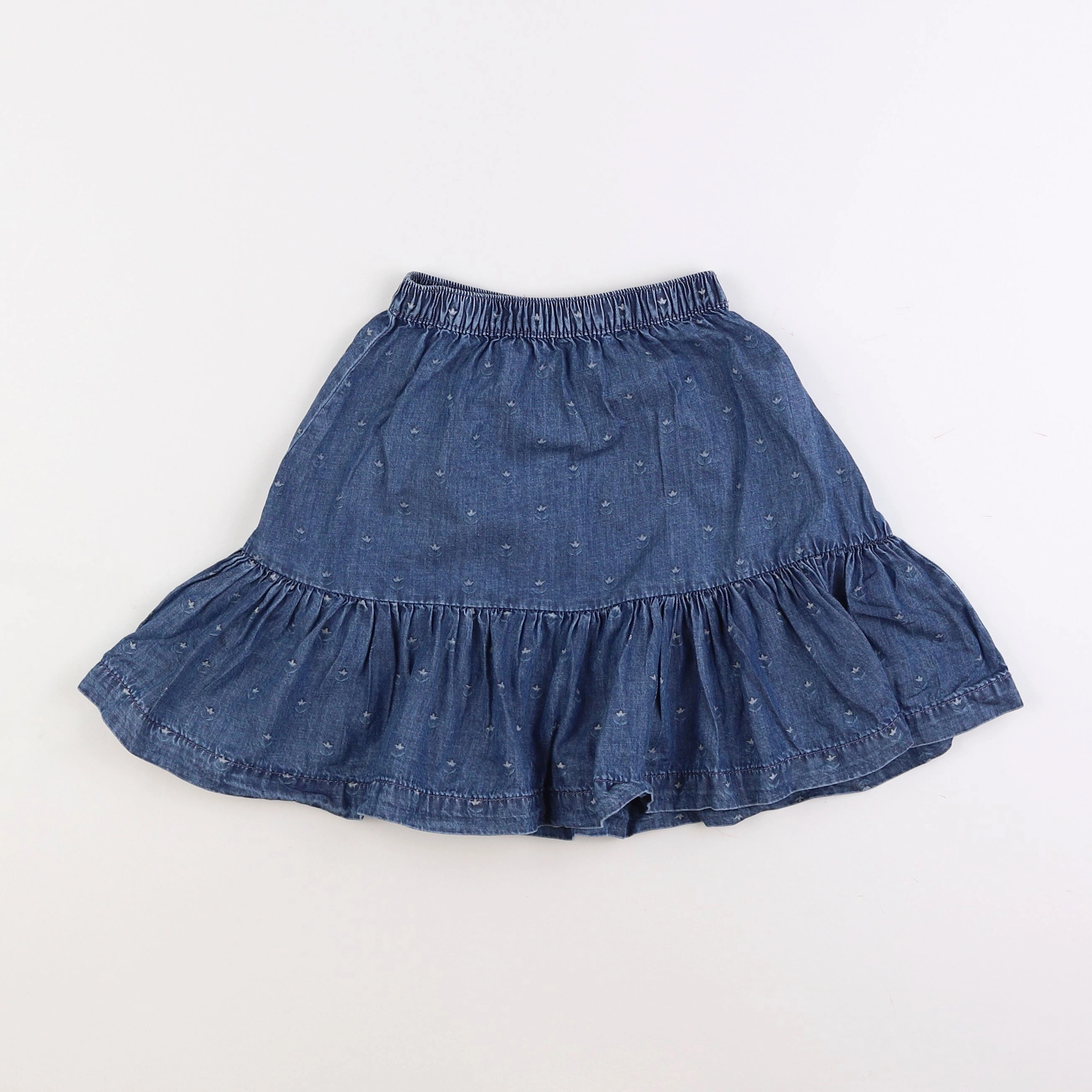 Vertbaudet - jupe bleu - 3 ans