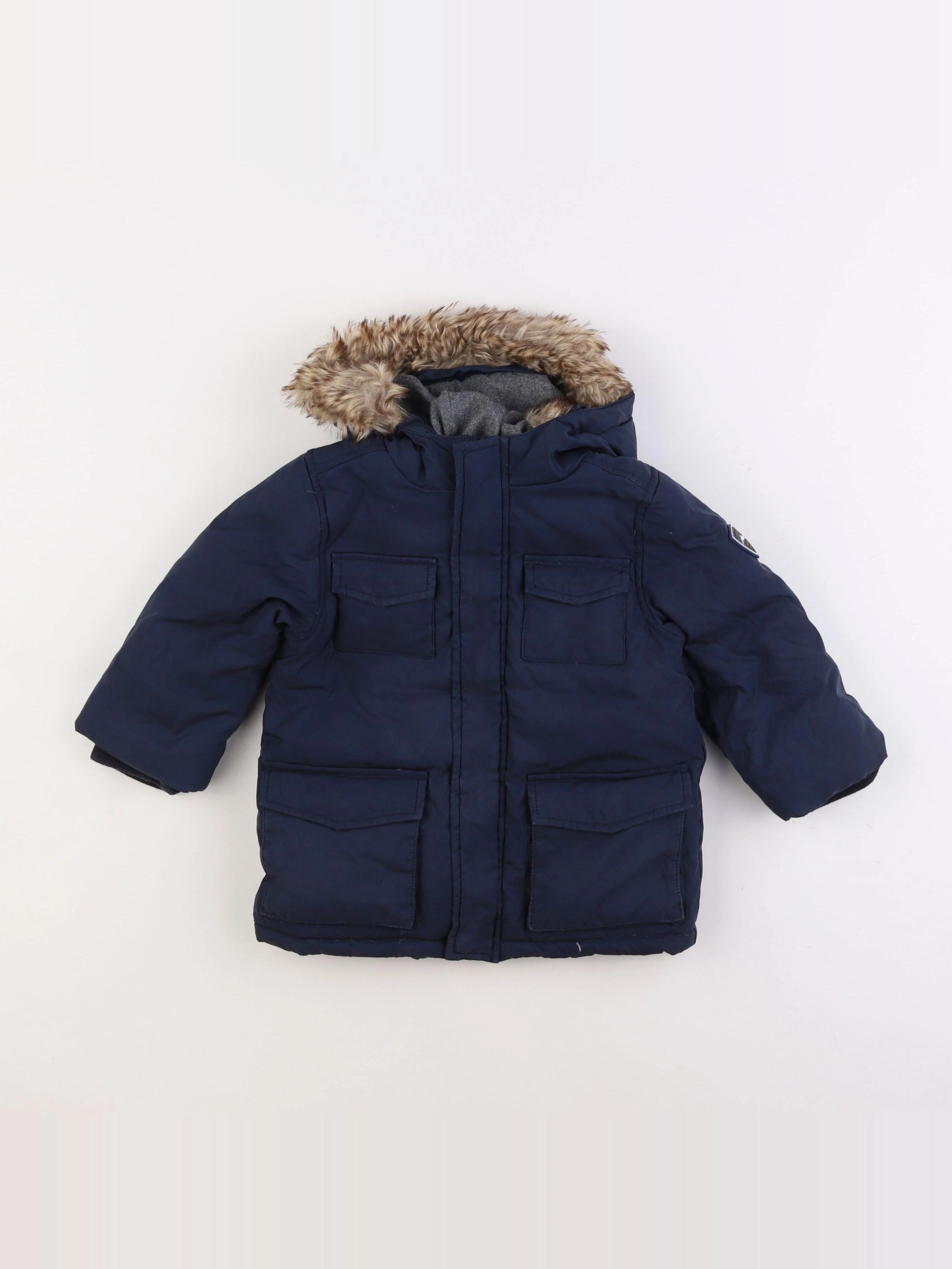 Jacadi - parka bleu - 18 mois