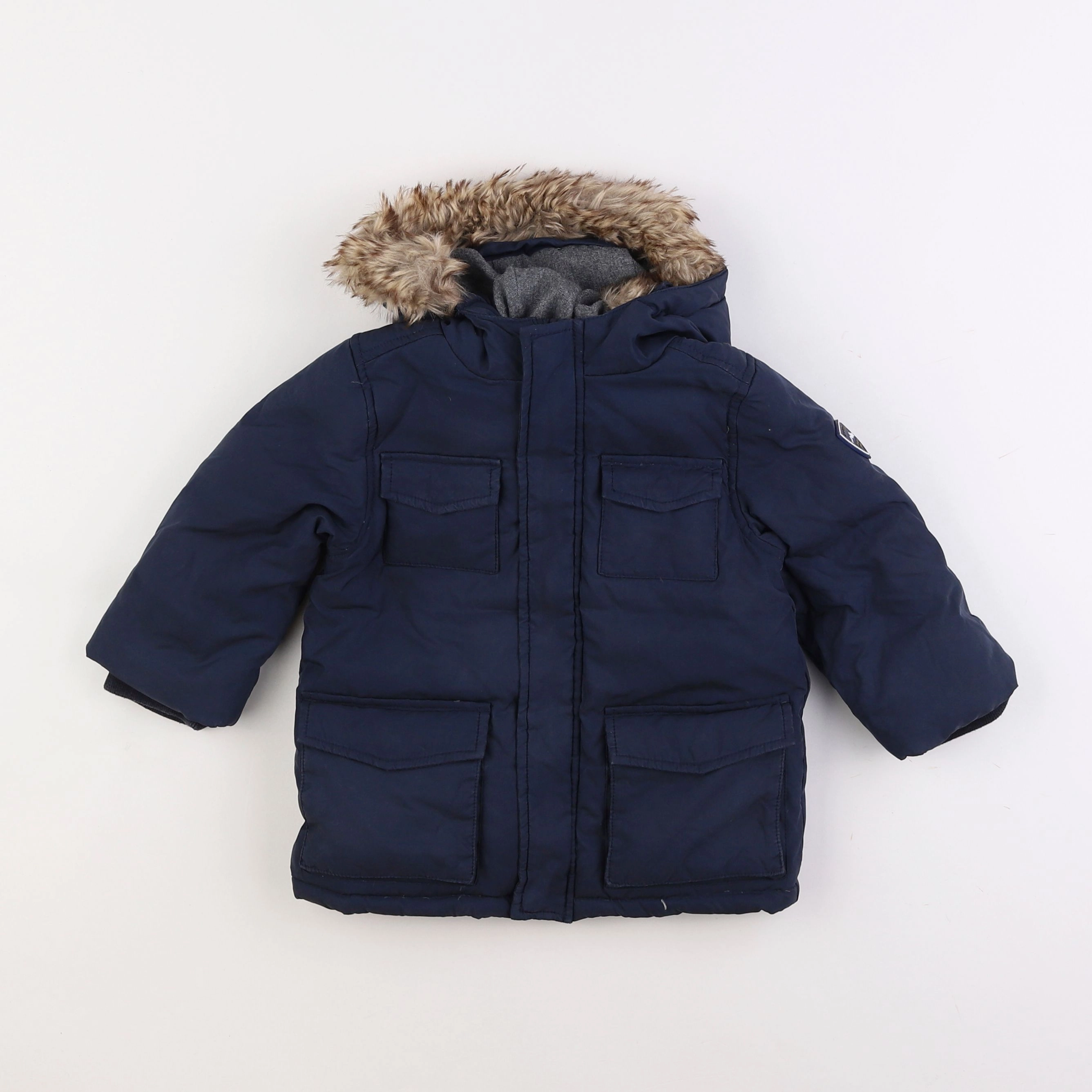 Jacadi - parka bleu - 18 mois