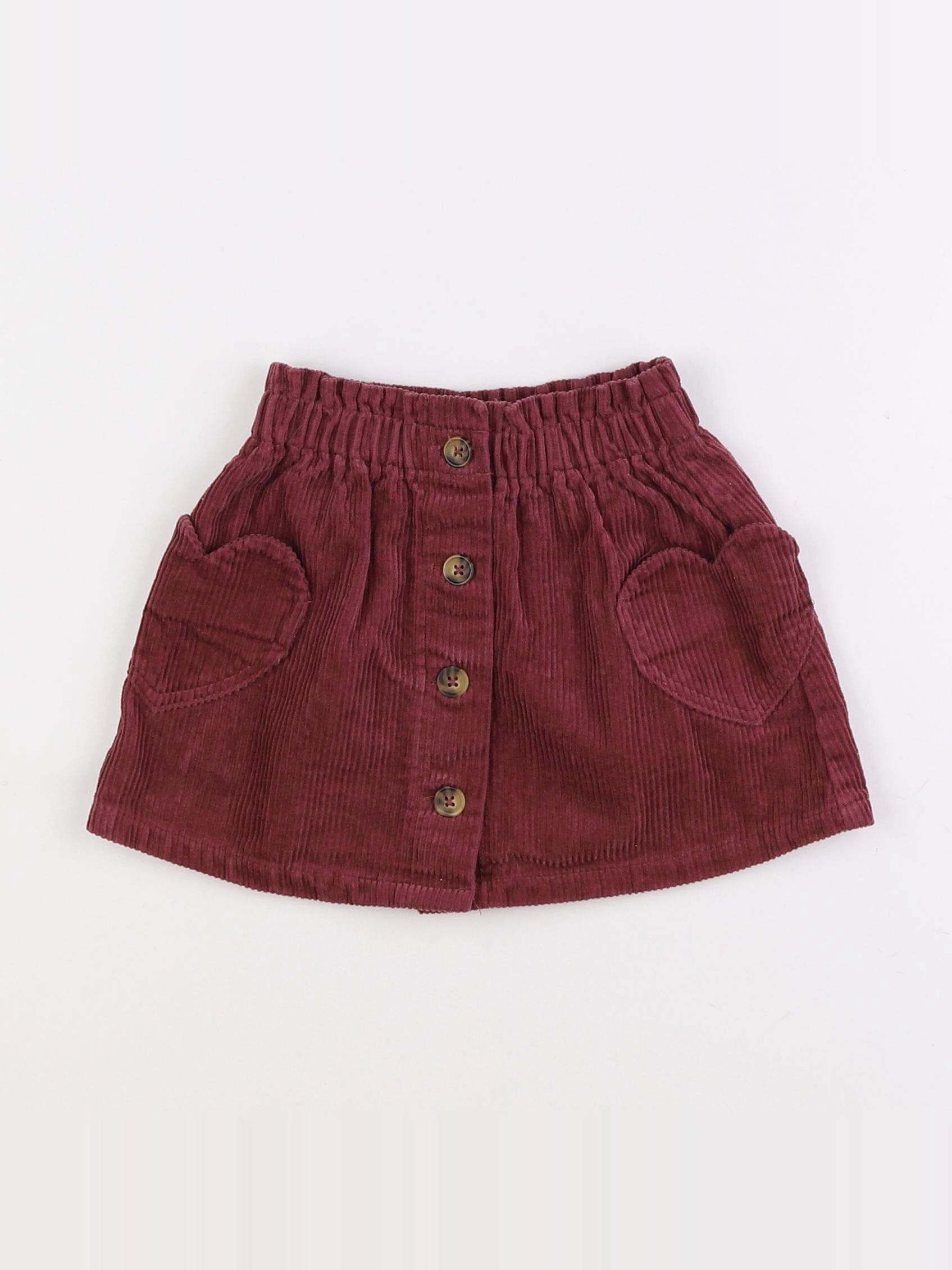 Vertbaudet - jupe rouge - 3 ans