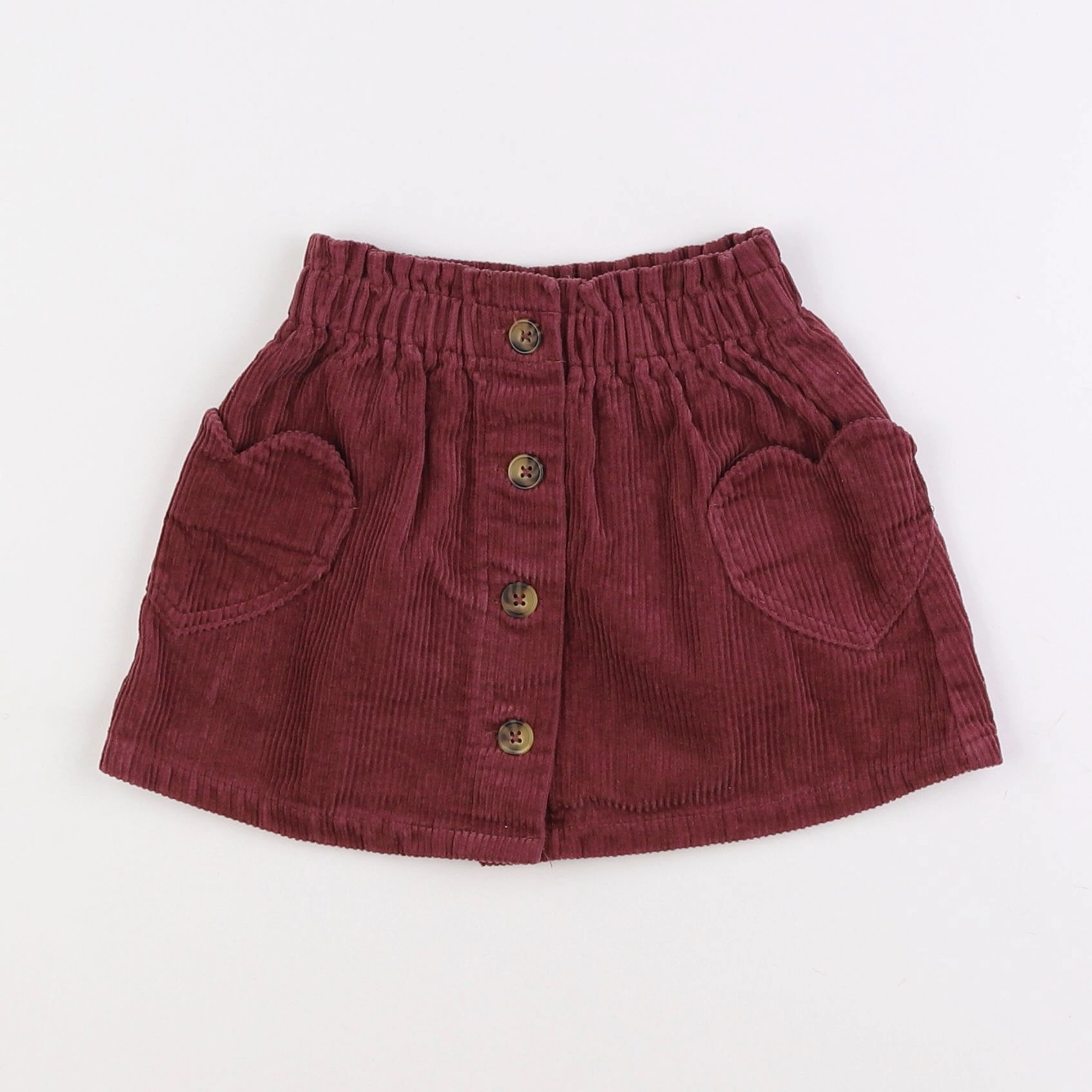 Vertbaudet - jupe rouge - 3 ans