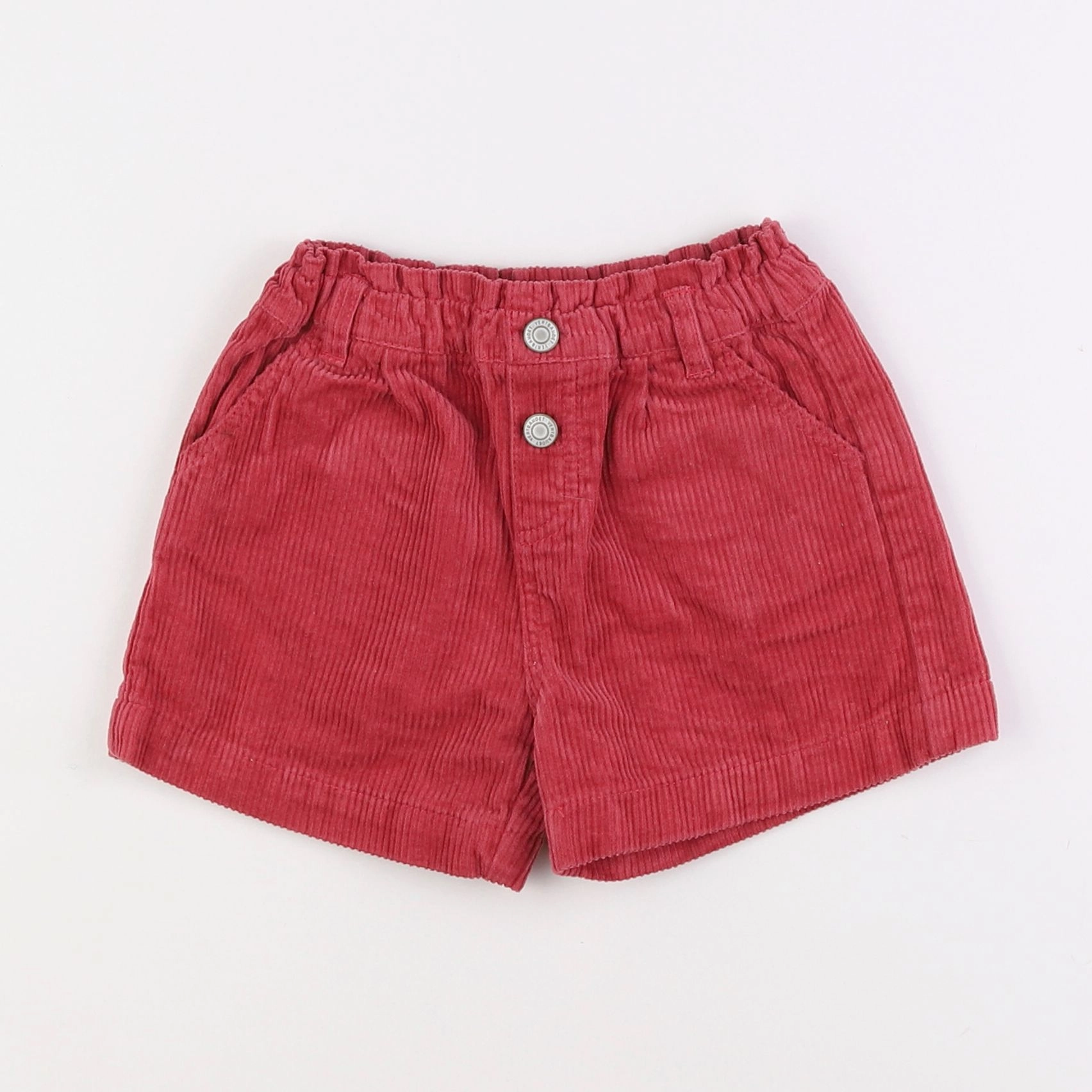 Vertbaudet - short rouge - 3 ans