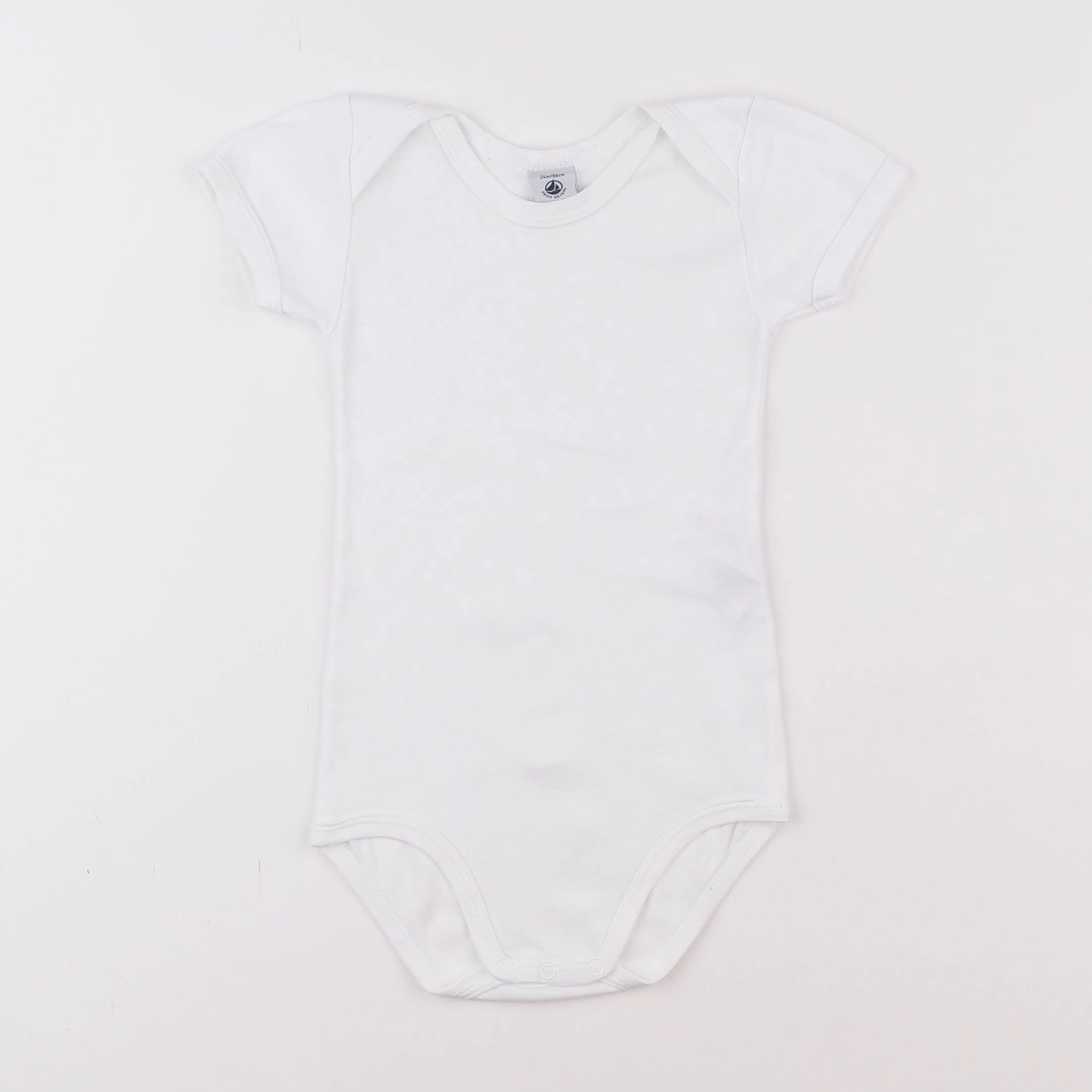 Petit Bateau - body blanc - 18 mois