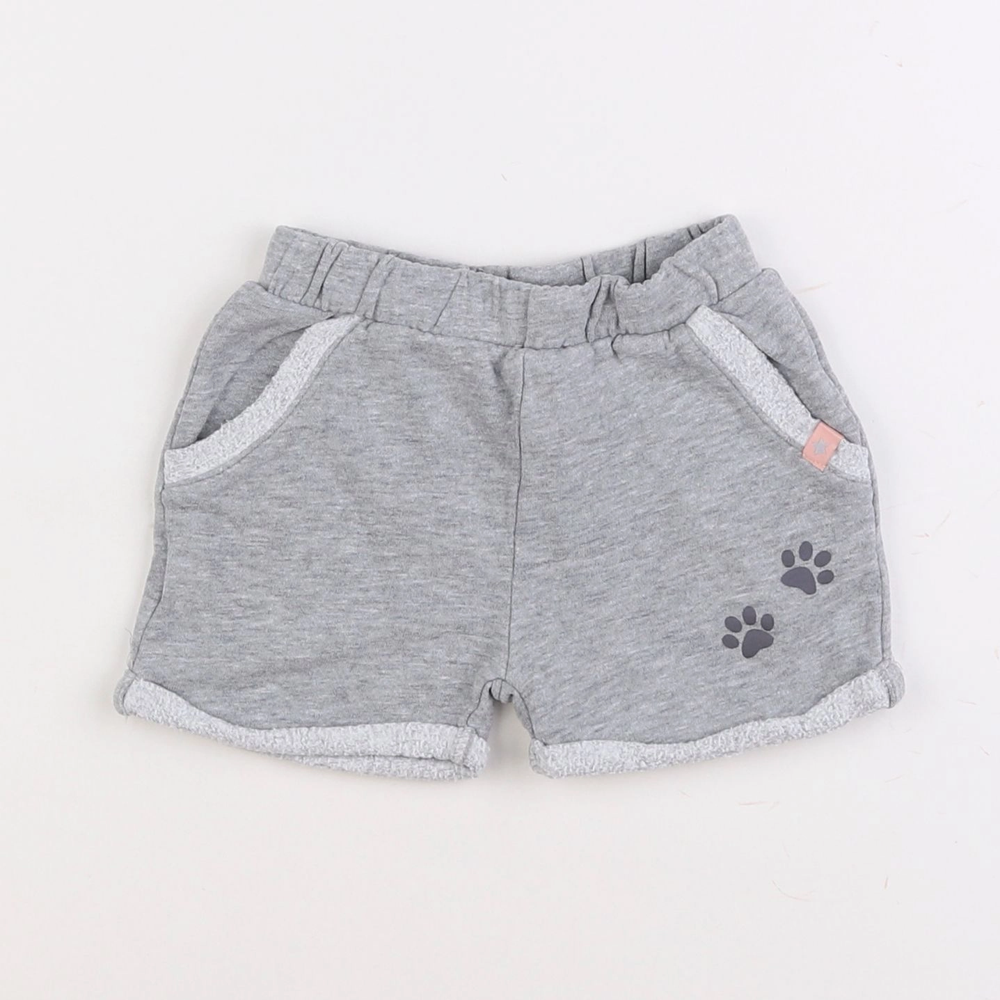 Vertbaudet - short gris - 18 mois