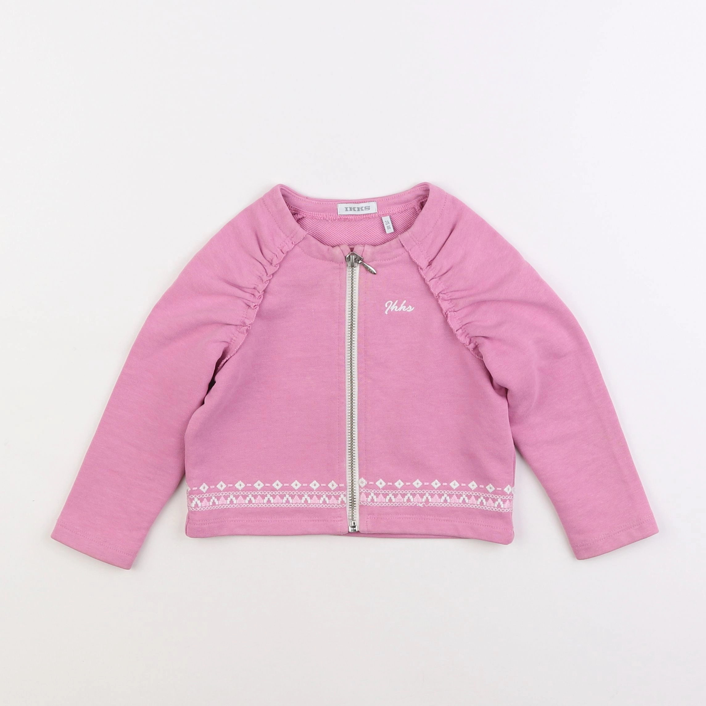 IKKS - sweat rose - 2 ans