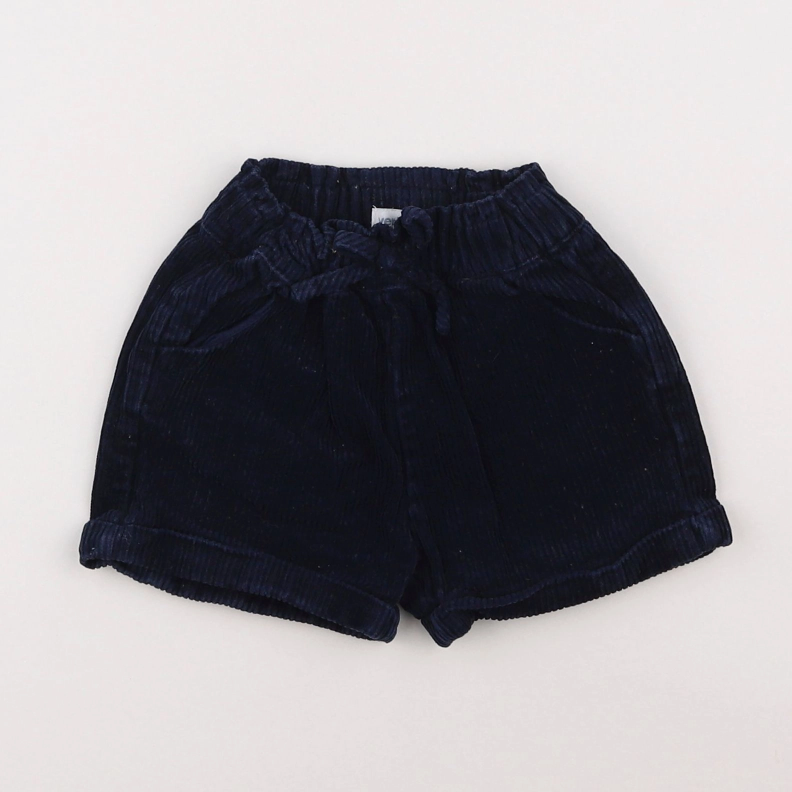 Vertbaudet - short bleu - 18 mois